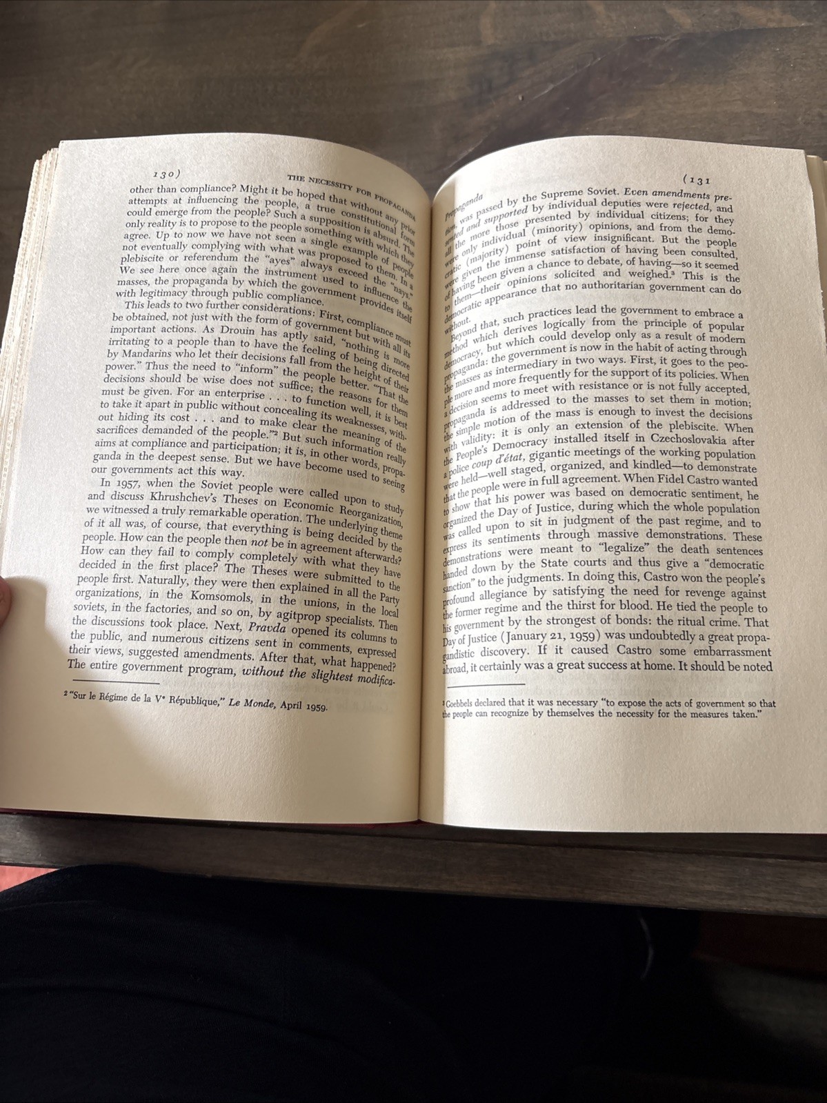 Propaganda: The Formation of Men’s Attitudes, Jacques Ellul (HC) 1st ed 3rd Ptg