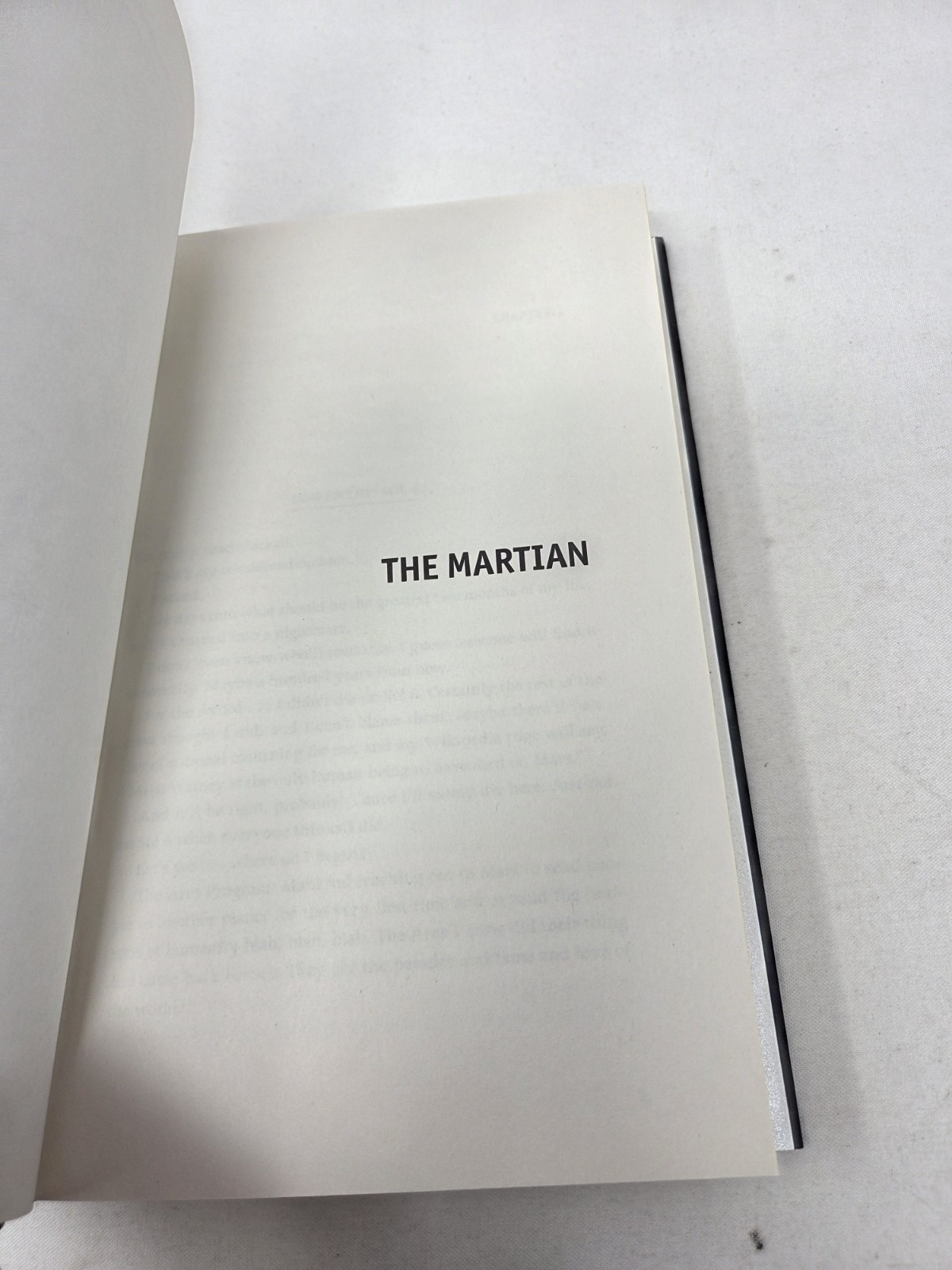 SIGNED The Martian by Andy Weir Hardcover First Edition