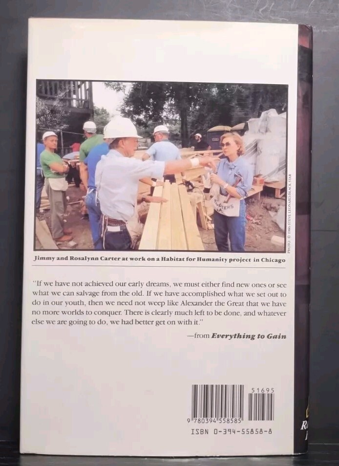 Everything to Gain by Jimmy Carter HC 1st Edition w/ Dust Jacket