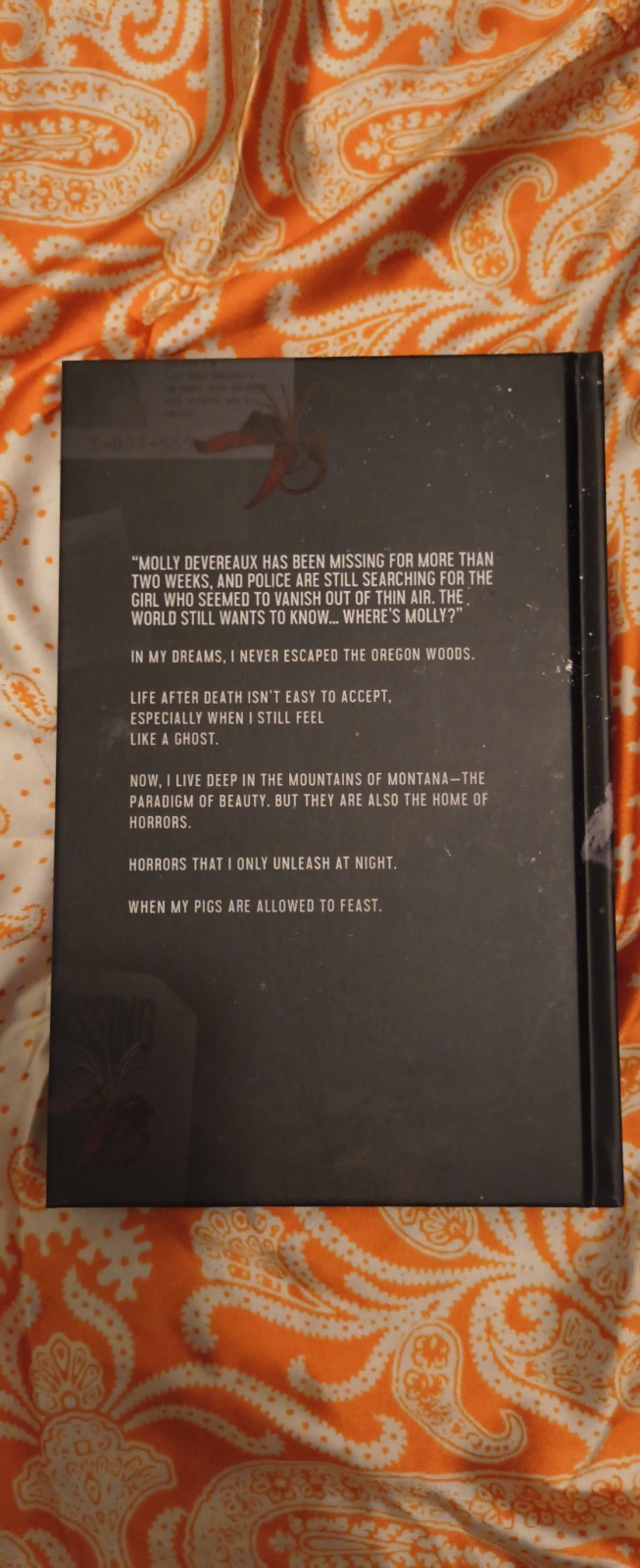 H. D. Carlton Where’s Molly Signed Hardcover Fiction Novel Thriller/Suspense