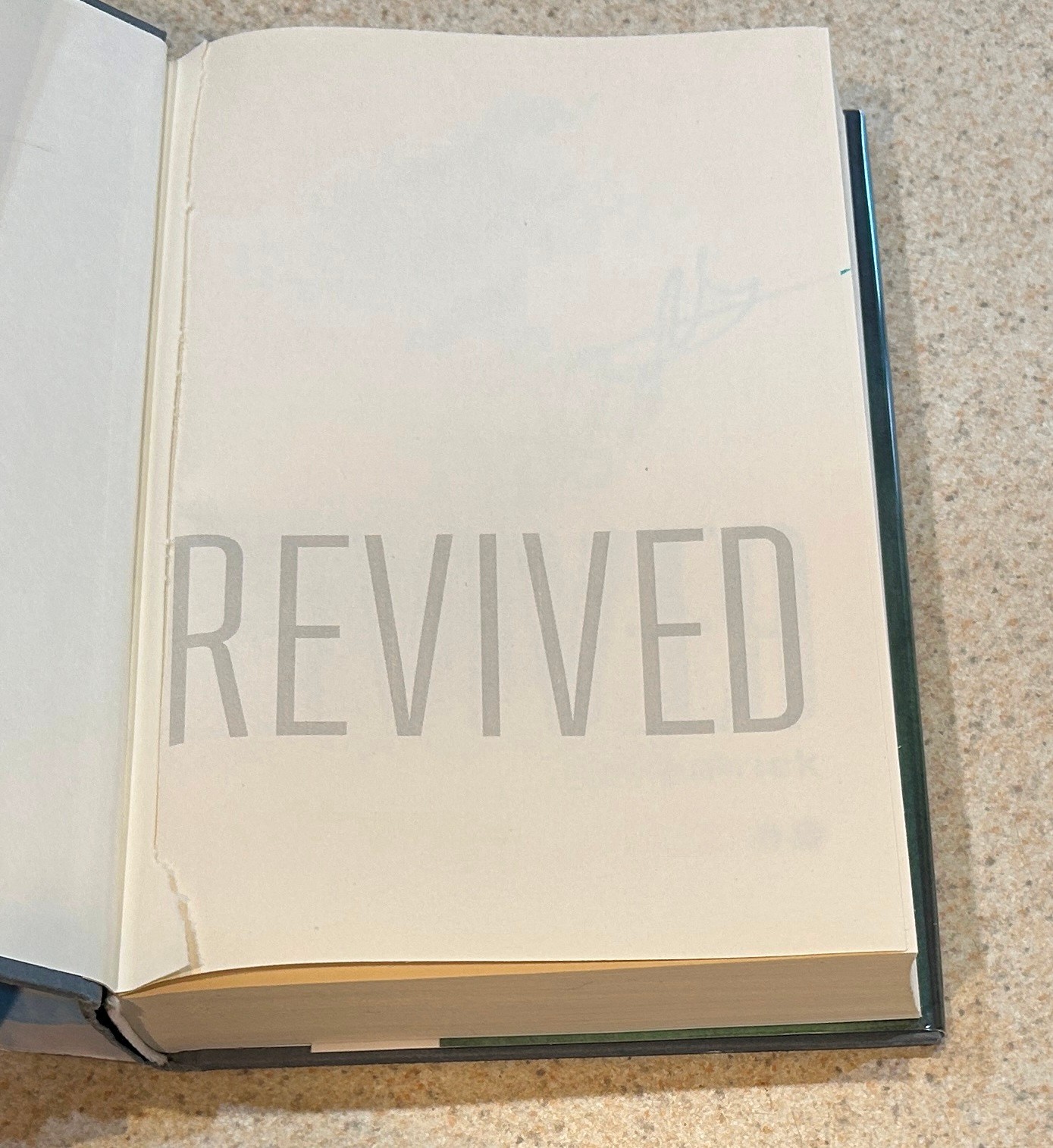 Cat PATRICK — Revived (YA Mystery) — 2012 SIGNED 1st Edition Hardcover