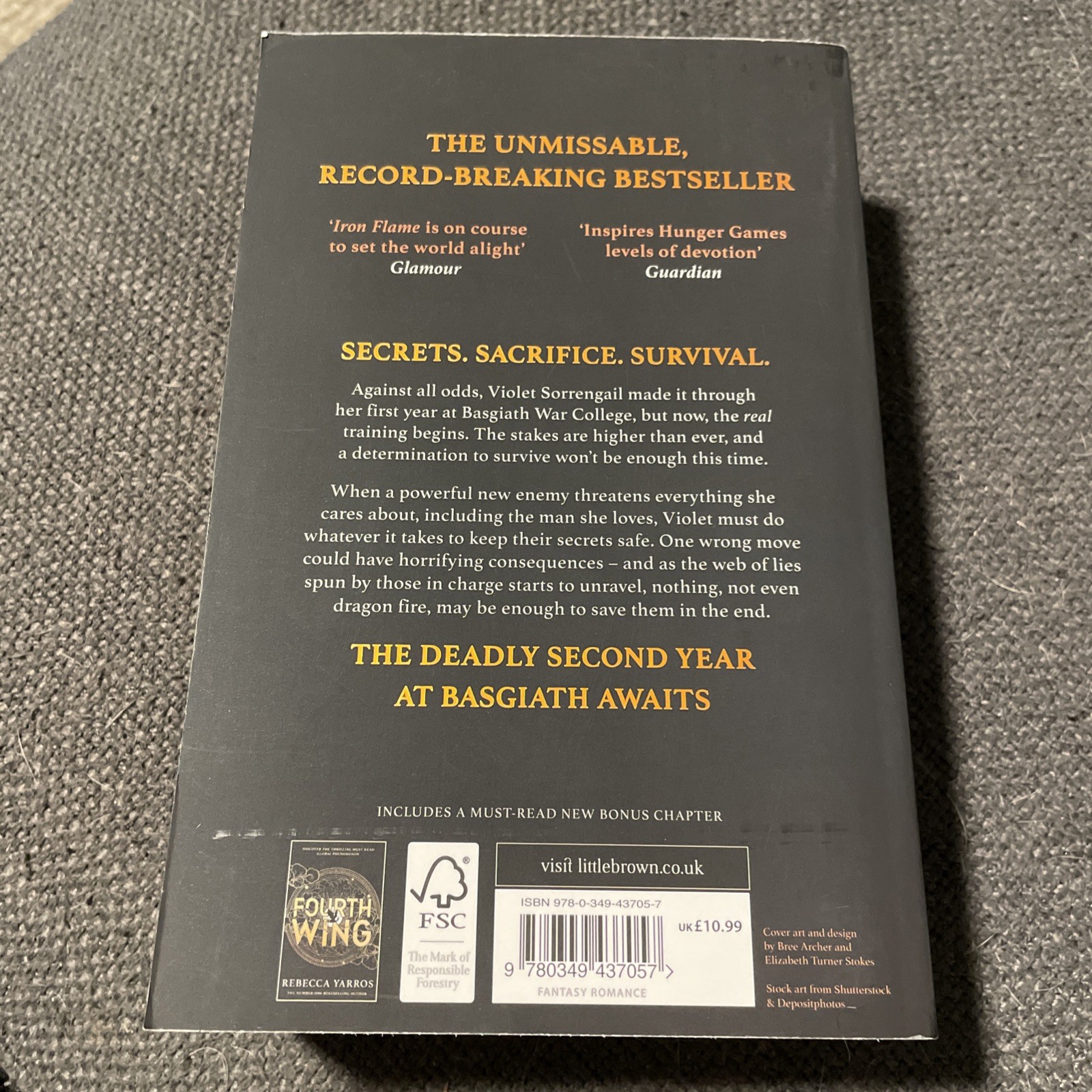 Iron Flame by Rebecca Yarros – Paperback – Free Shipping