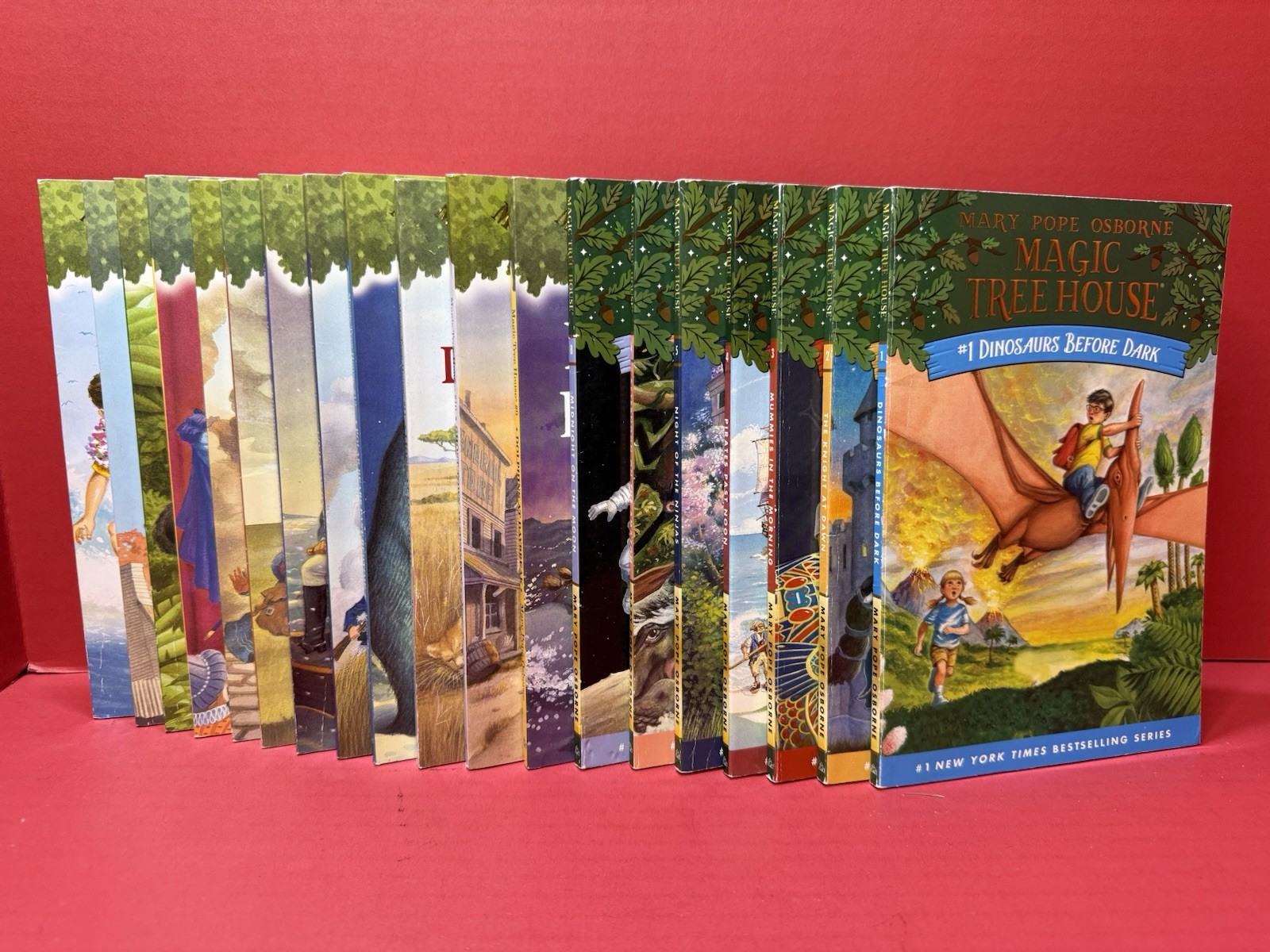 Lot (19) Magic Tree House Books 1-12 (Missing #7) Then 21-28 Mary Pope Osborne