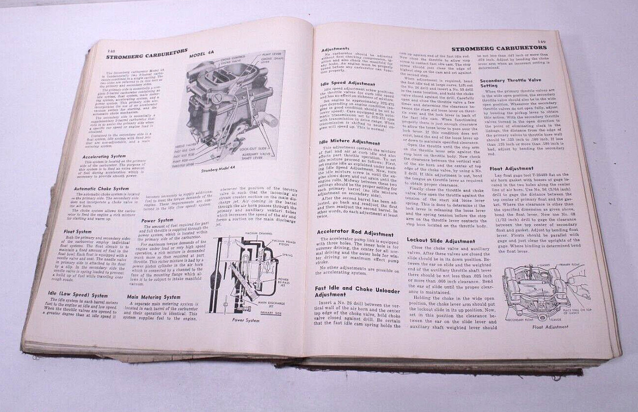 Chilton Automobile Repair Manual 27th Edition Domestic Cars 1946 thru 1956 MN579