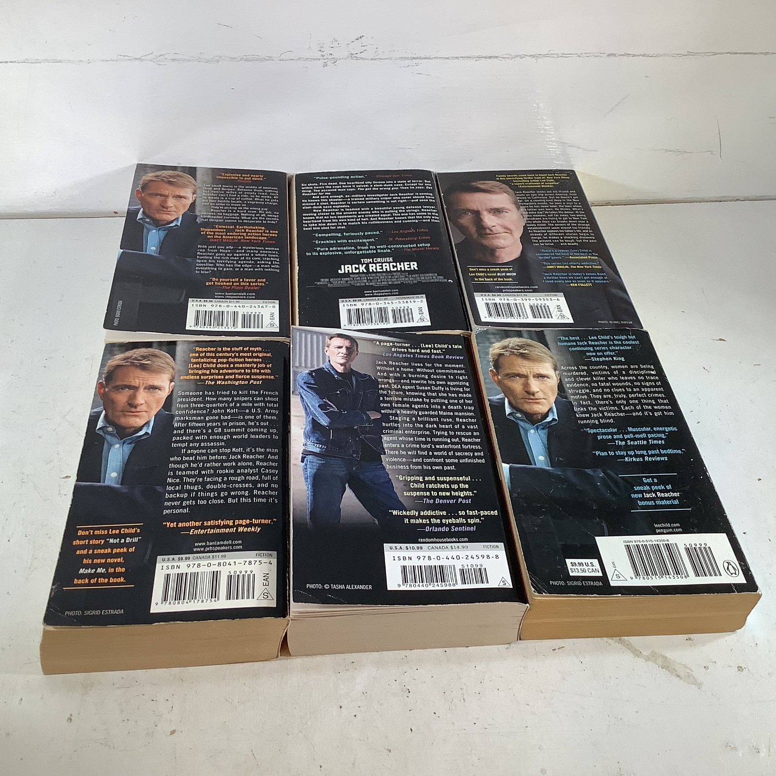 Lee Child Jack Reacher Complete Series 1-30 29 PBs + Int Too Deep HC VG