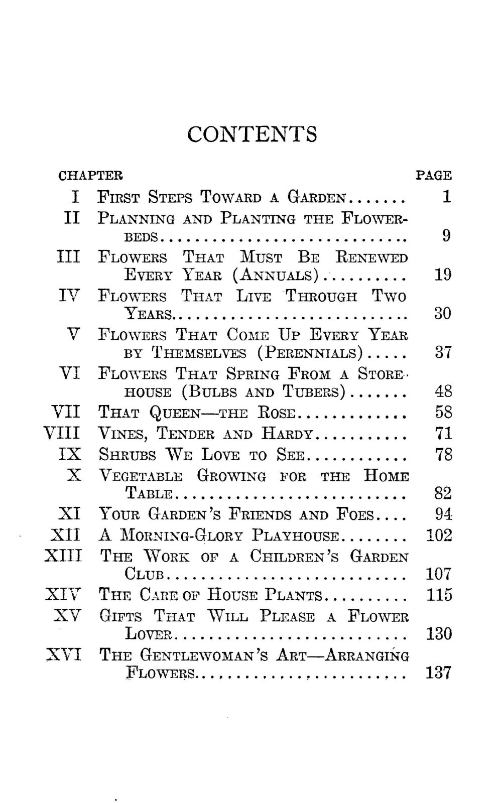 Gardening For Little Girls 1917 (154 Pages)