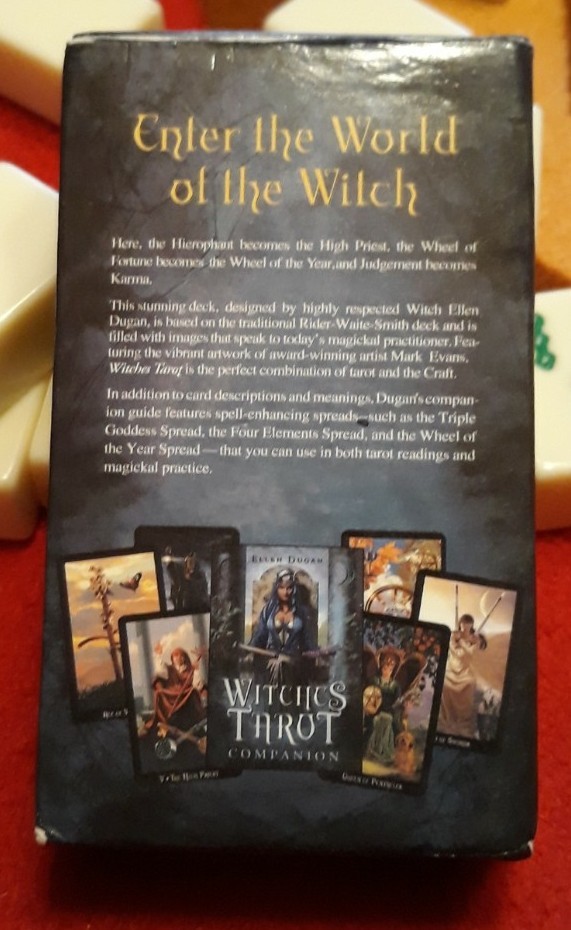 Witches Tarot by Ellen Dugan and Mark Evans (2012, 78 Cards) AS SHOWN