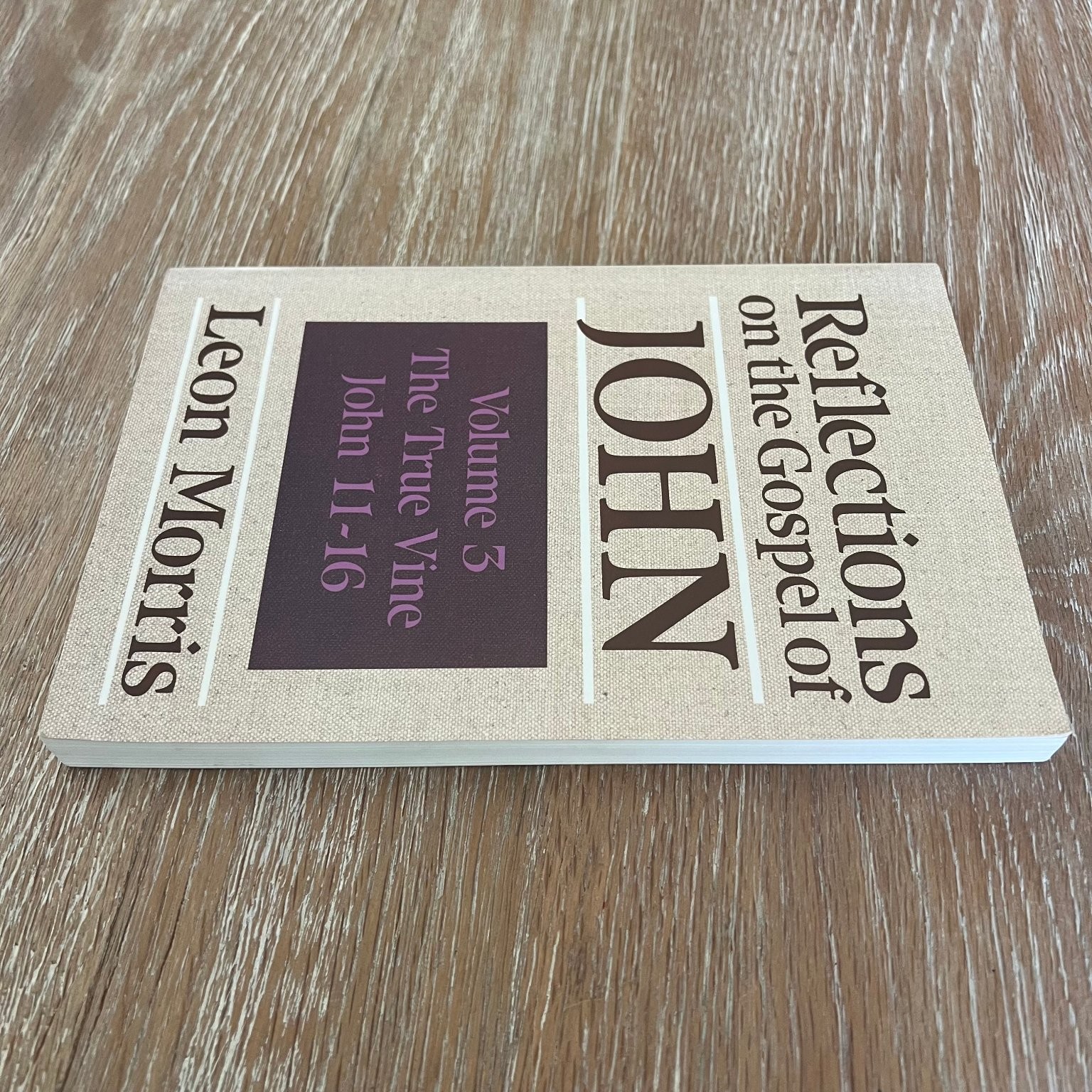Reflections on the Gospel of John Vol 3 Leon Morris 1988 Baker Book House