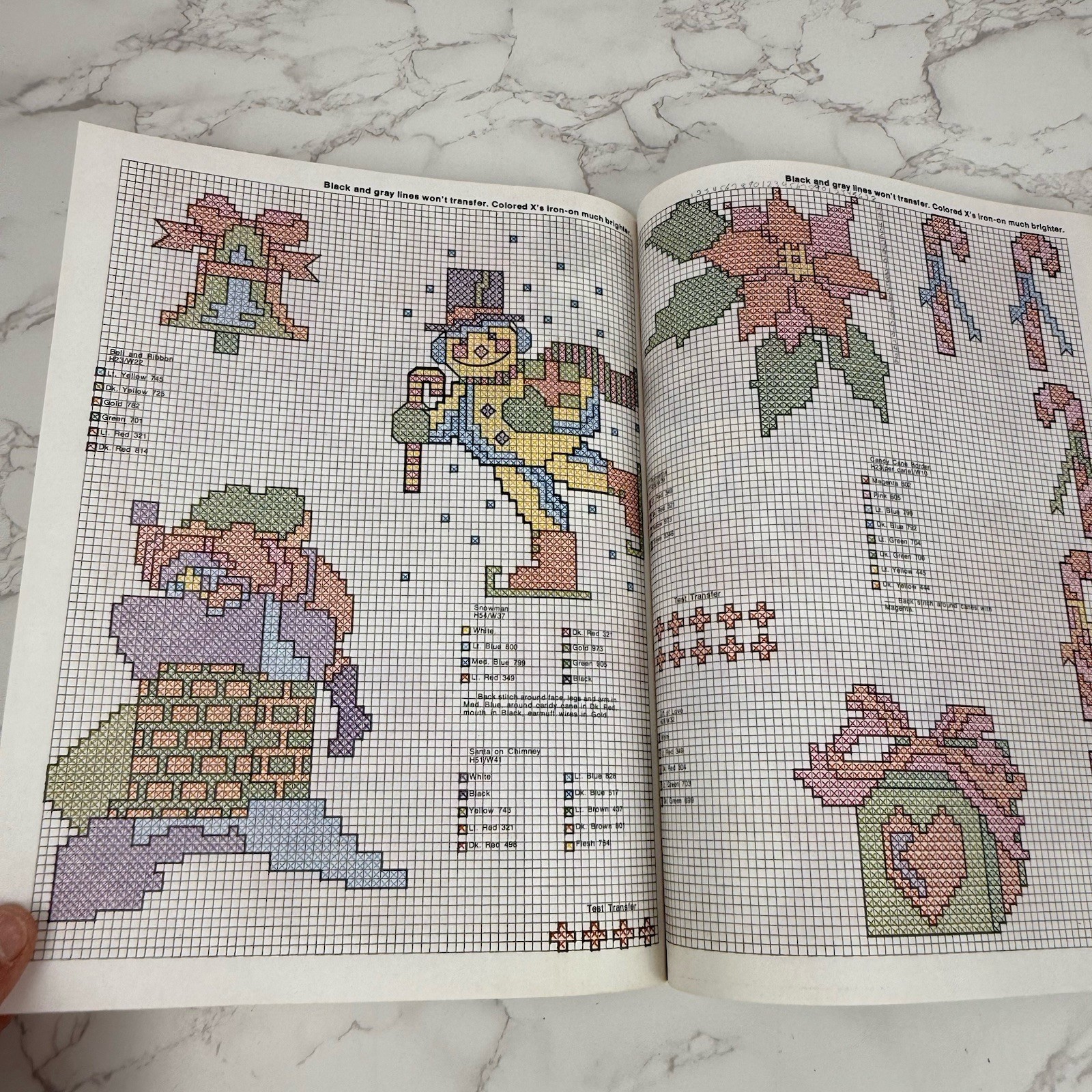 Iron On Embroidery Transfers Cross Stitch Book Variety 1981 Craftways CS4 Color