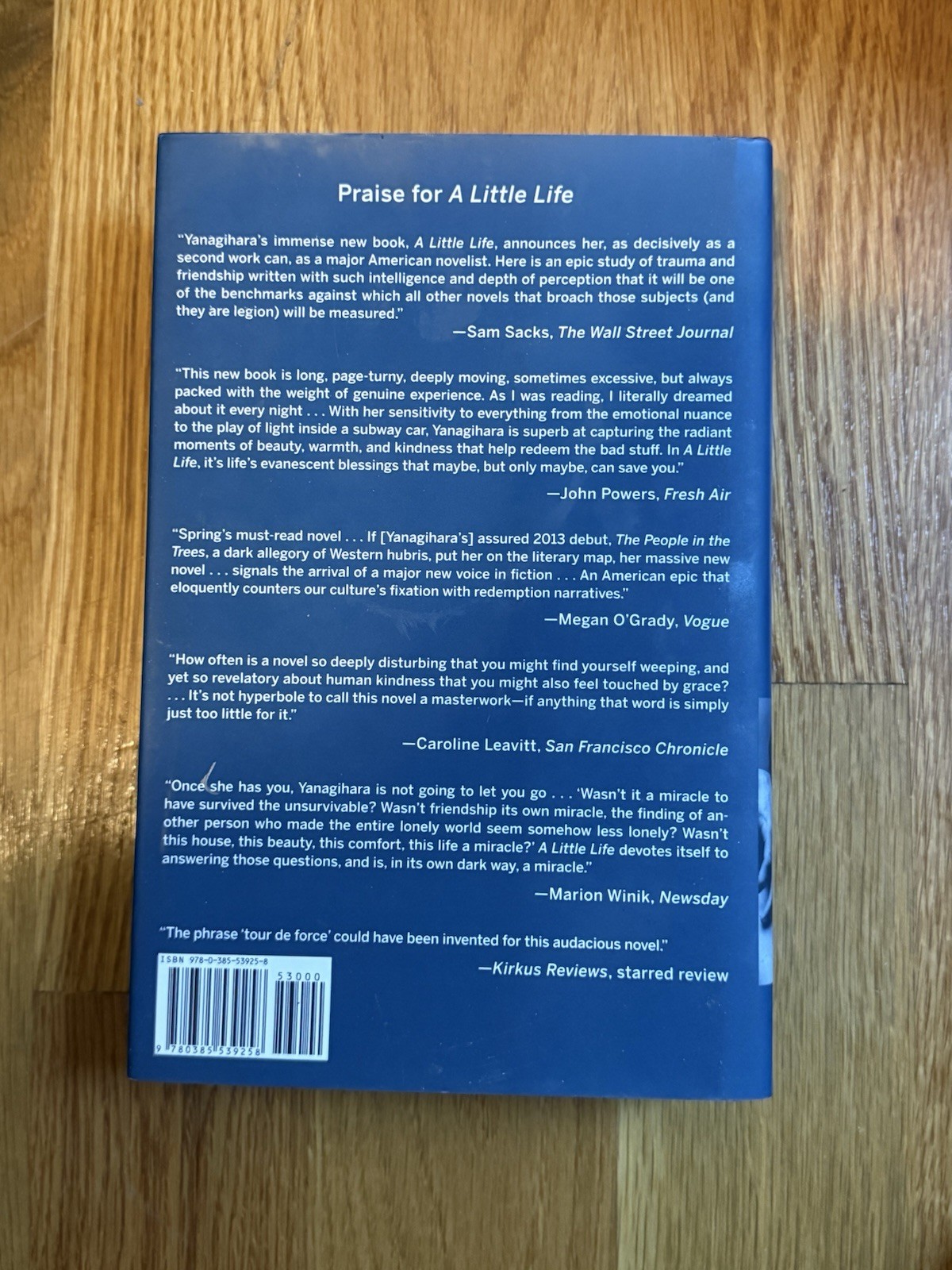 Hanya Yanagihara A Little Life: A Novel Hardcover 2015 Knopf Doubleday