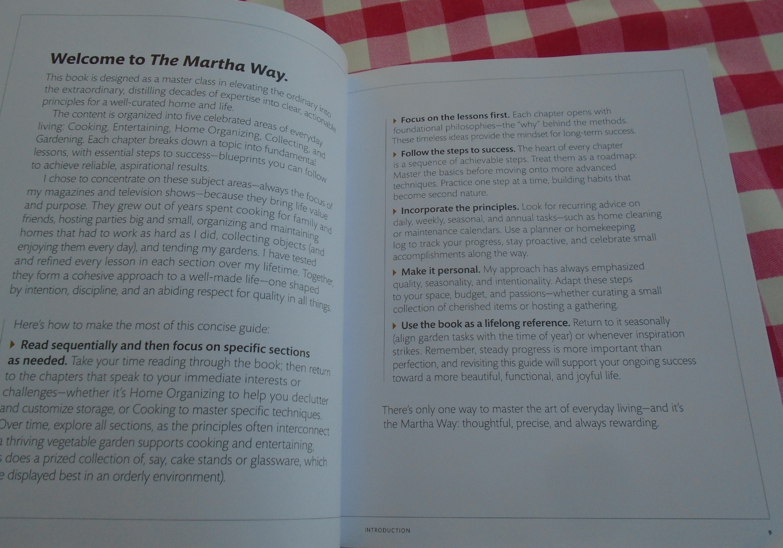 The Martha Way – Essential Principles for Mastering Home and Living Hardcover