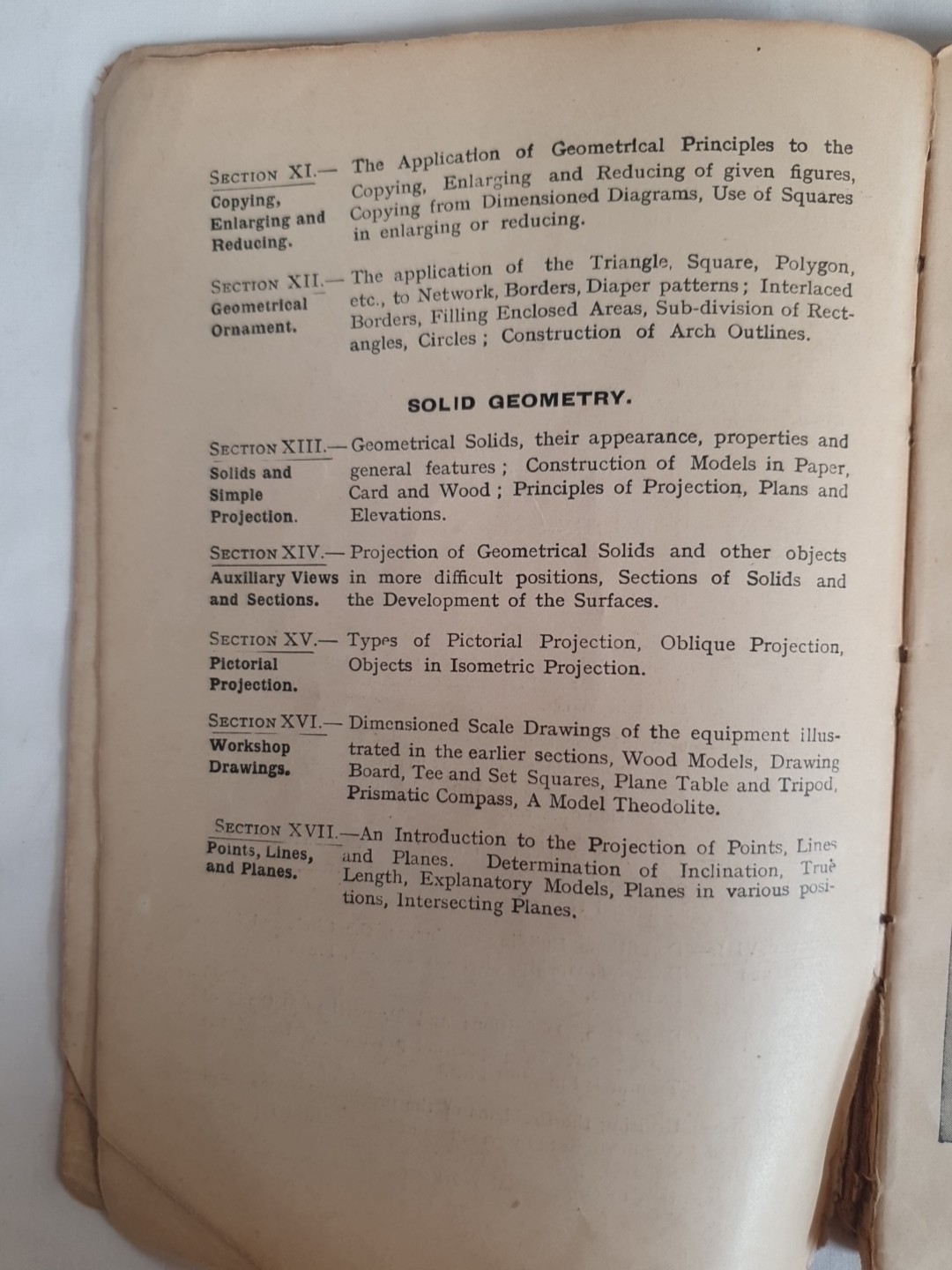Geometrical Drawing Practical Application Holbrow 1941 Paperback