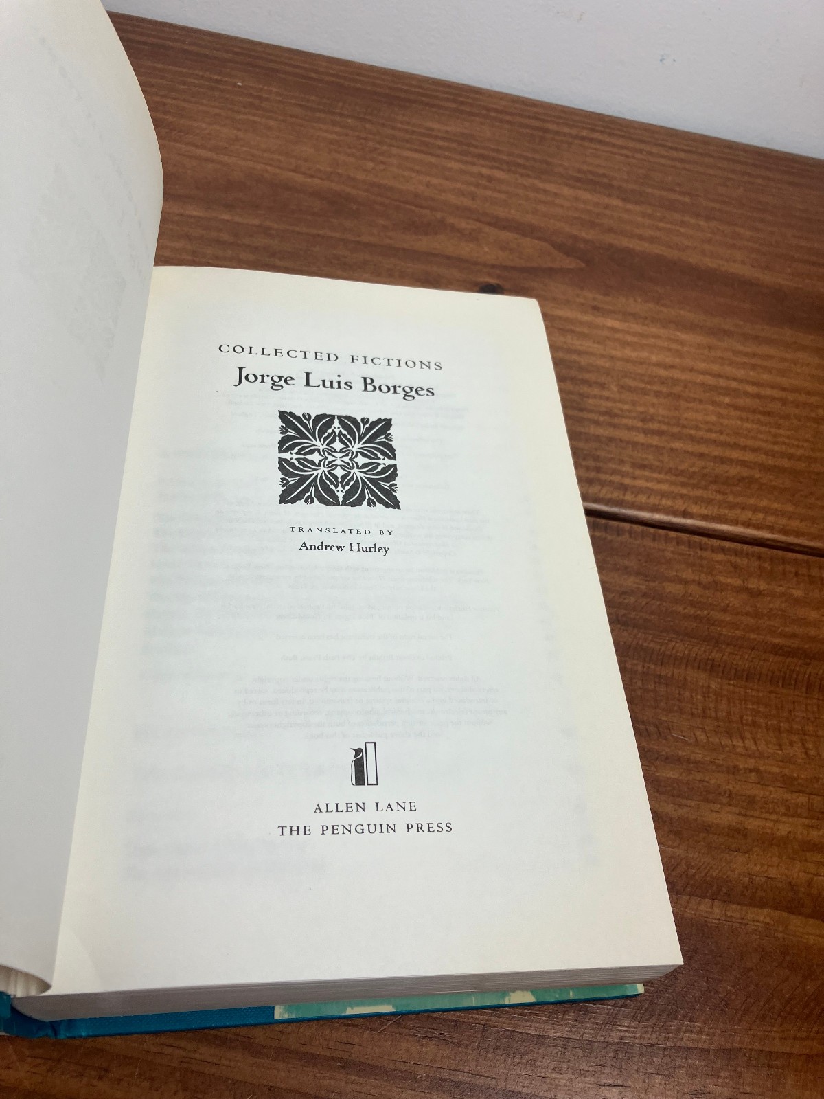 Collected Fictions of Jorge Luis Borges 1998 UK 1st Edition Hardcover Allen Lane