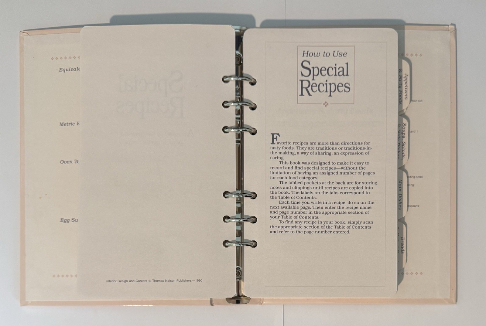 Vintage NEW Kim Jacobs 1990 Recipe Binder Book Cottagecore Organizer in Box NOS