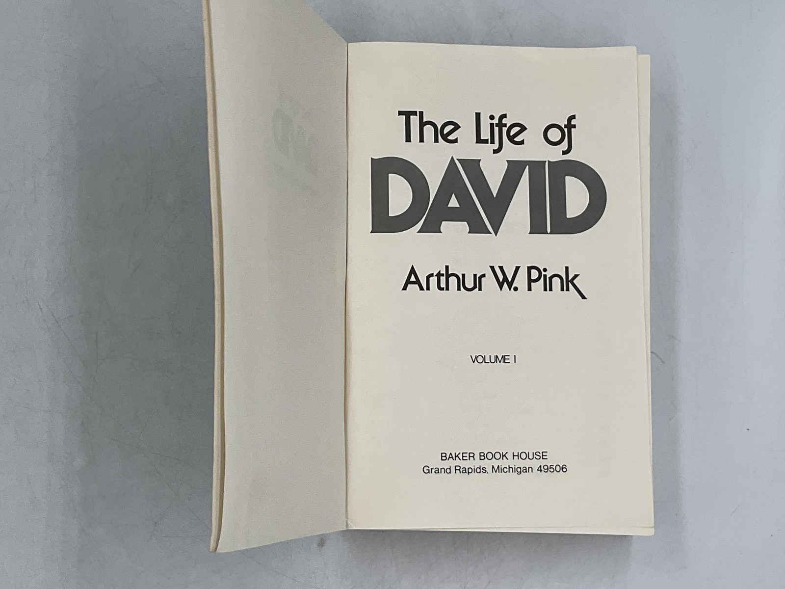 The Life Of David Arthur W. Pink Trade Paperback Baker 1981 Vintage