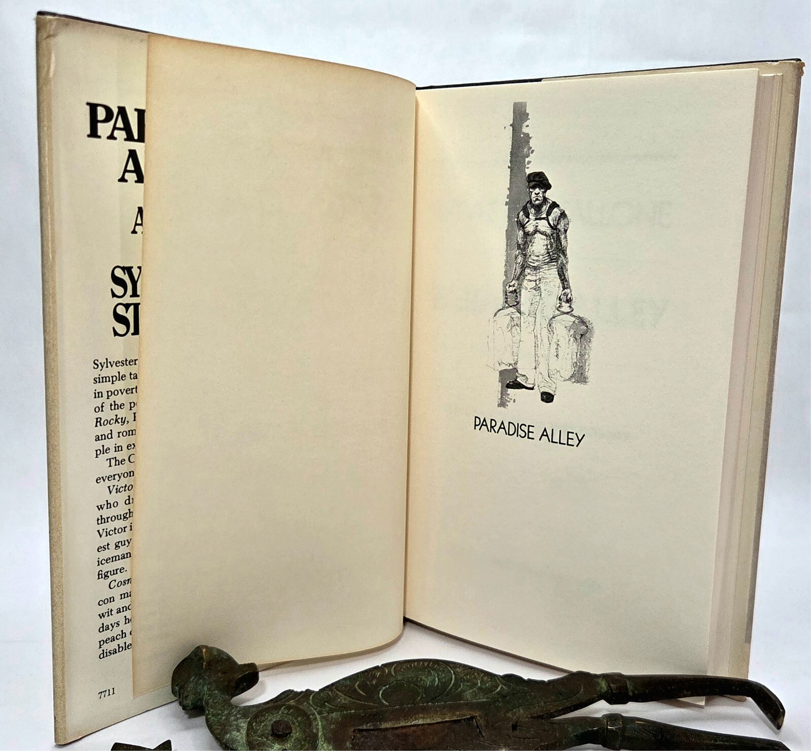 Paradise Alley Sylvester Stallone 1977 First Edition First Printing HC$DJ