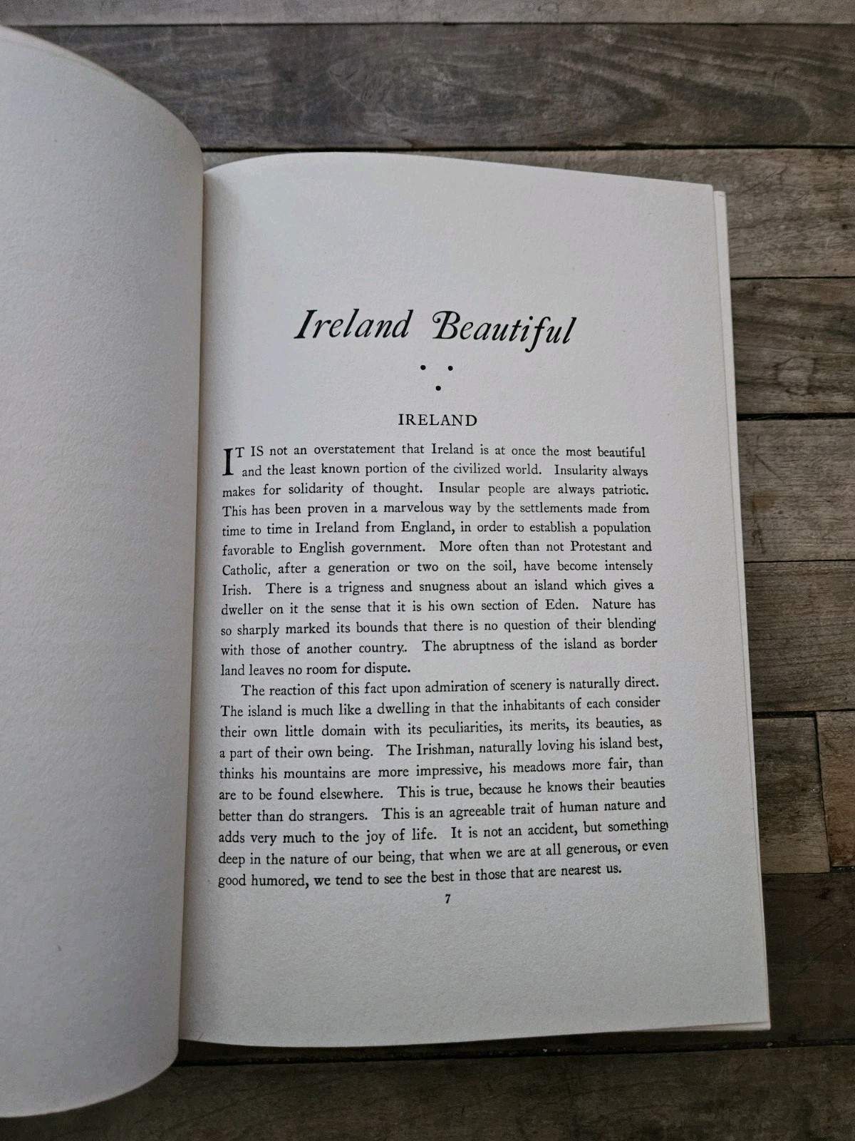 1925. 1st Ed. Ireland Beautiful By Wallace Nutting | Illustrated Photography HC