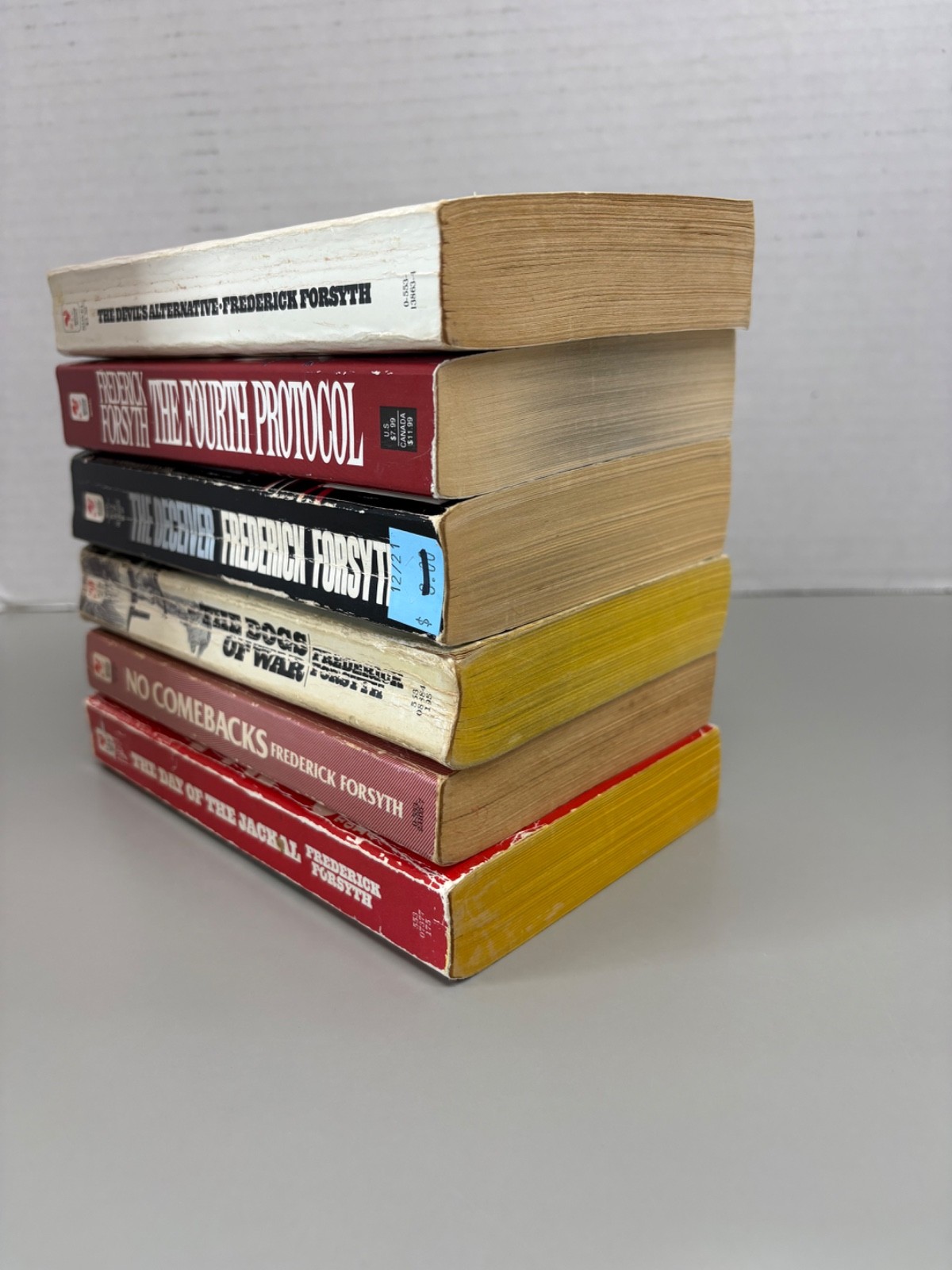Frederick Forsyth Lot of 6 Paperbacks (See Photos for Titles)
