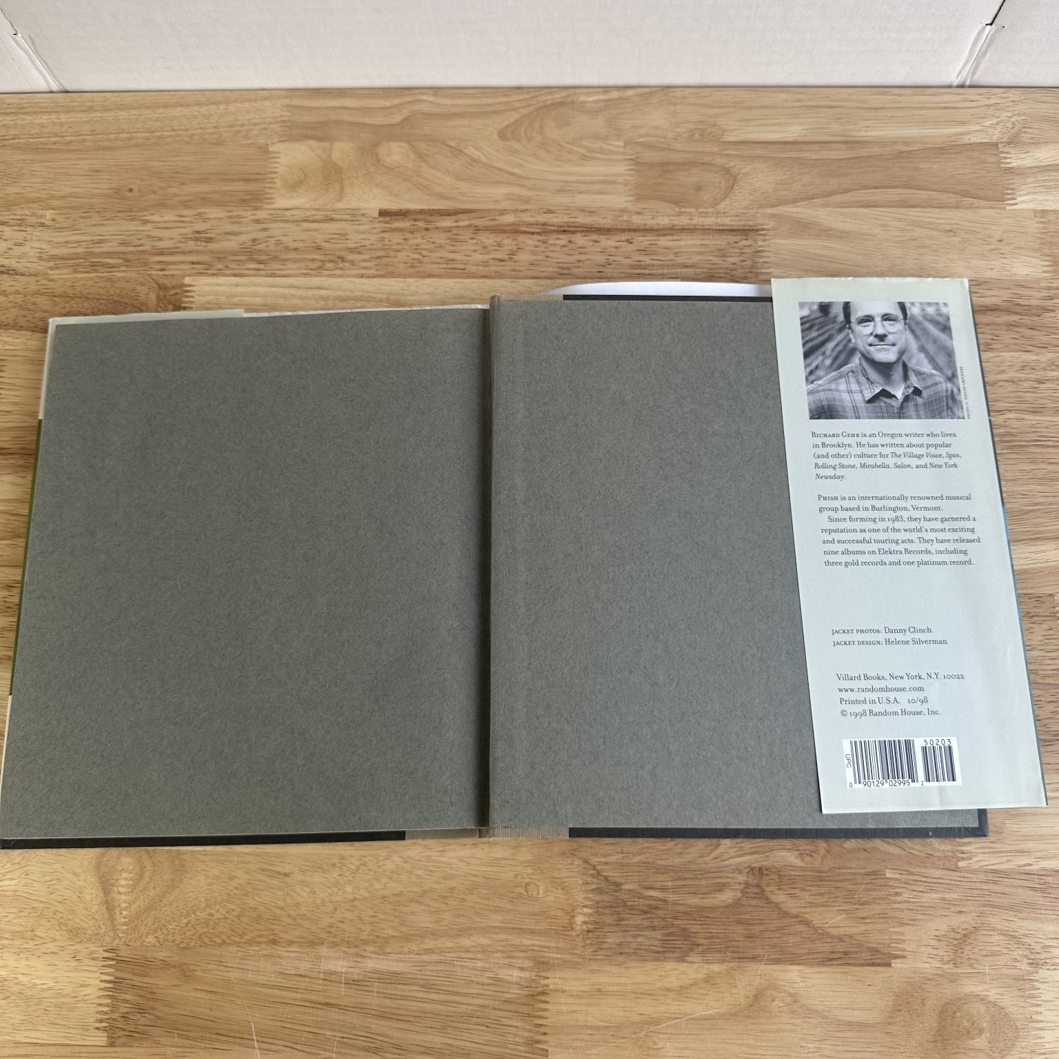 The Phish Book Richard Gehr & Phish 1998 First Edition Music Biography Villard