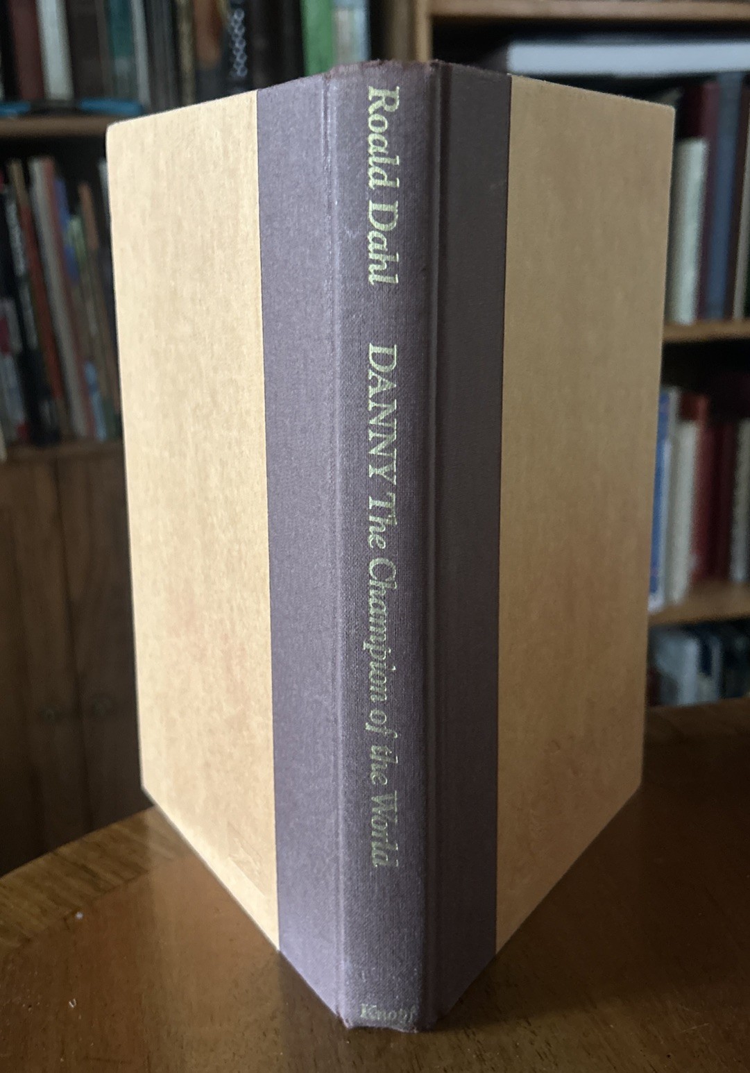 1st Printing ROALD DAHL DANNY THE CHAMPION OF THE WORLD ‚1975 HCDJ Like New