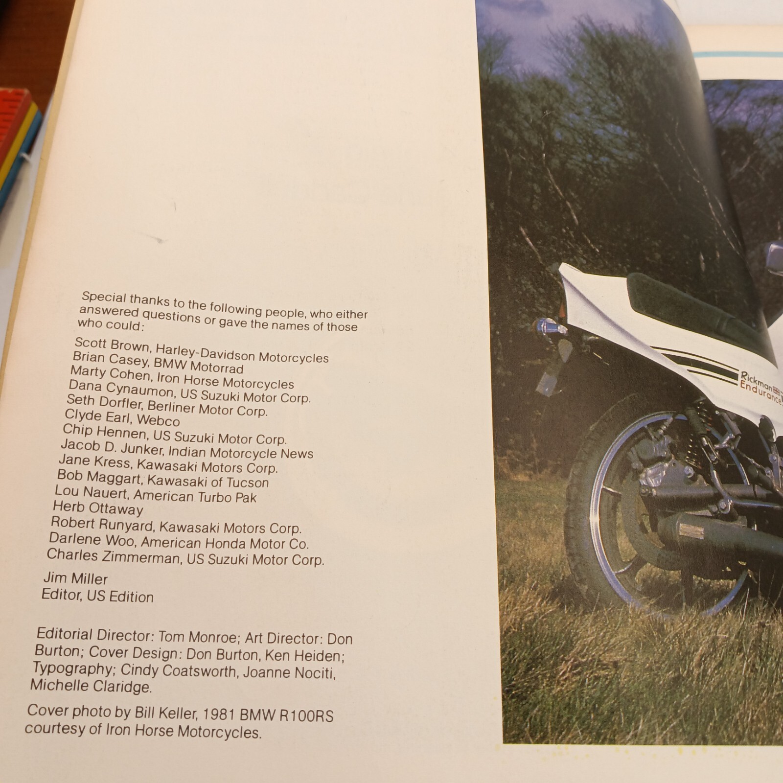 The Book of Superbikes Laurie Caddell Mike Winfield Indian Triumph Harley 1981