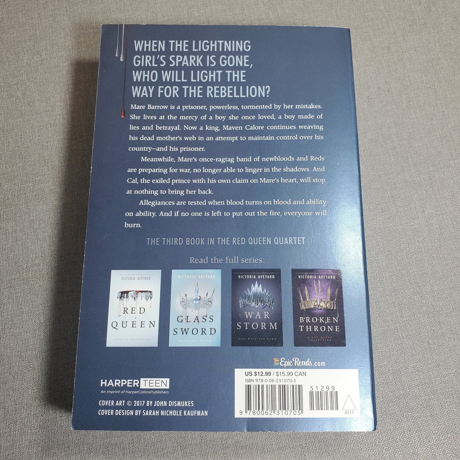 Red Queen Series Victoria Aveyard Books 1-4 + Novella Fantasy YA HarperTeen