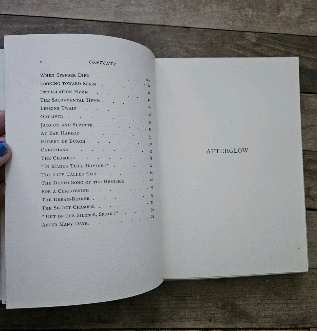 1901. AFTERGLOW by Julia C R Dorr | Antique 1st Edition HC Poetry Book Gorgeous