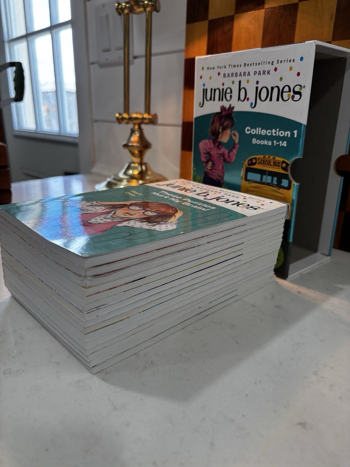 JUNIE B. JONES BOX SET CHAPTER BOOKS #1-14 BY BARBARA PARK AGES 6-9
