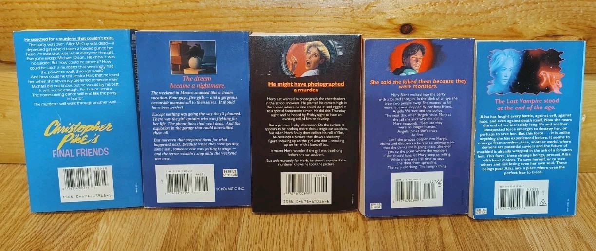 CHRISTOPHER PIKE 25 DIFFERENT BOOKS SPOOKSVILLE 1ST PRINTINGS BOX SET YA HORROR