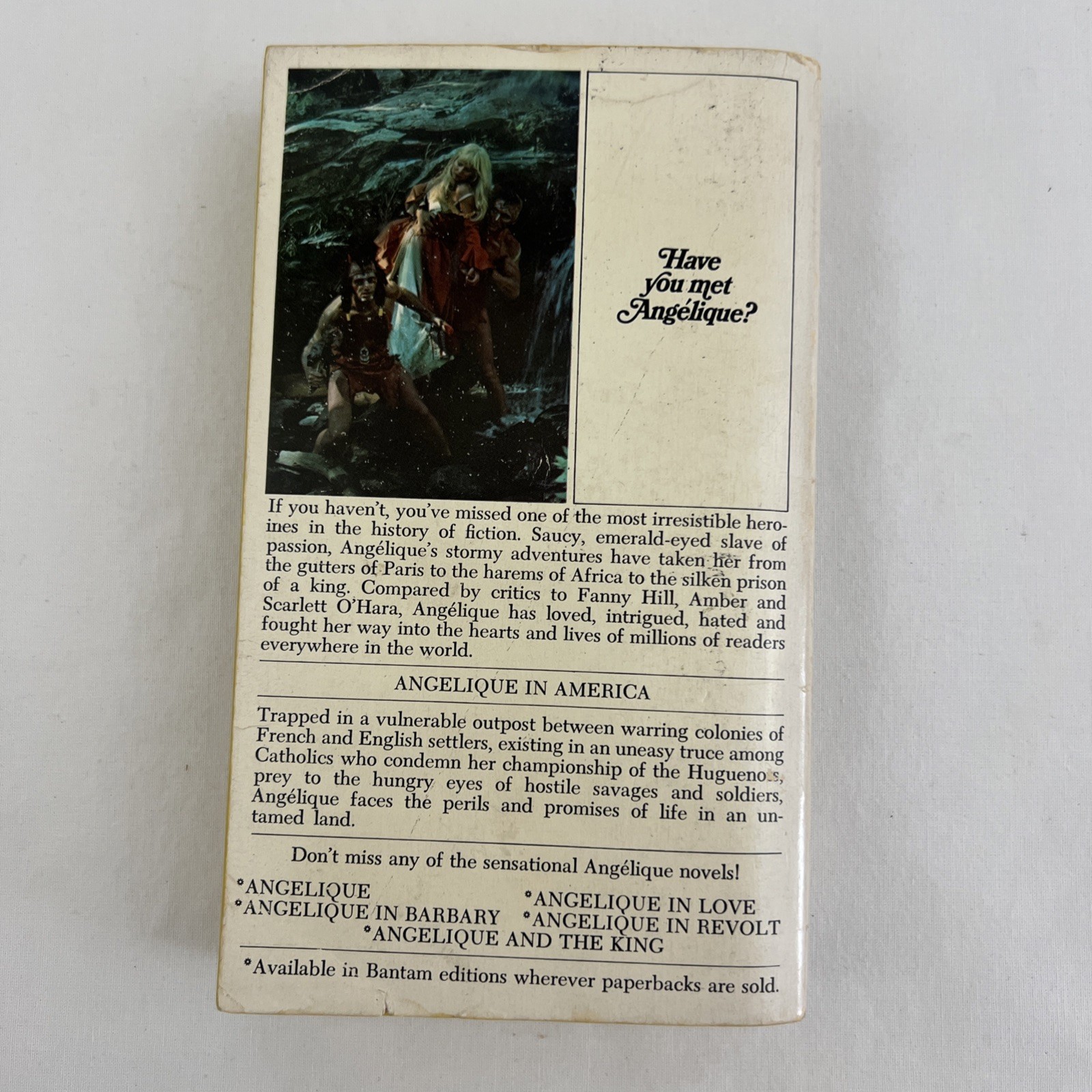 Sergeanne Golon: The Countess Angelique Paperback Bantam 6th Print
