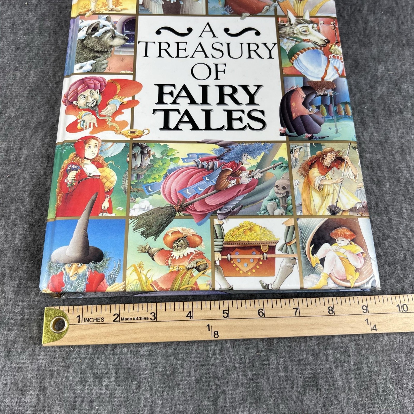 Vintage A Treasury Of Fairy Tales Transedition HC Illustrated Multicolor USA