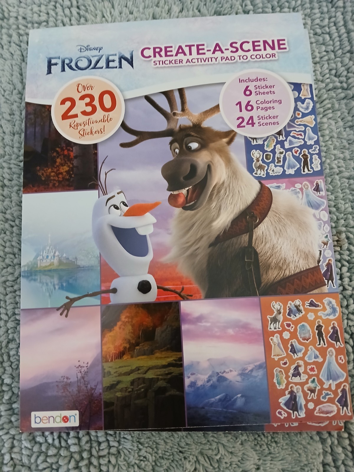Bendon Frozen Create A Scene Sticker Activity Book (230 stickers)