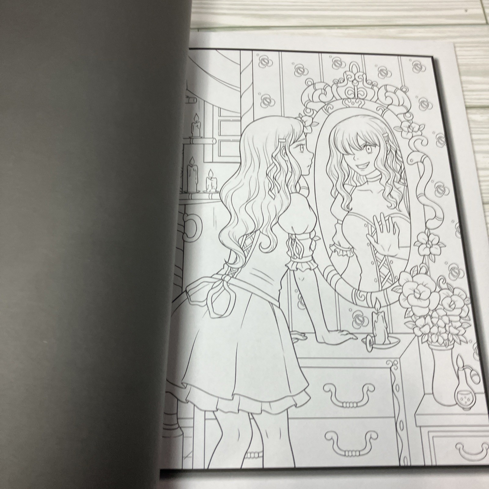Kawaii Horror Fantasy Coloring Book by Jade Summer Pre-Owned Read Description