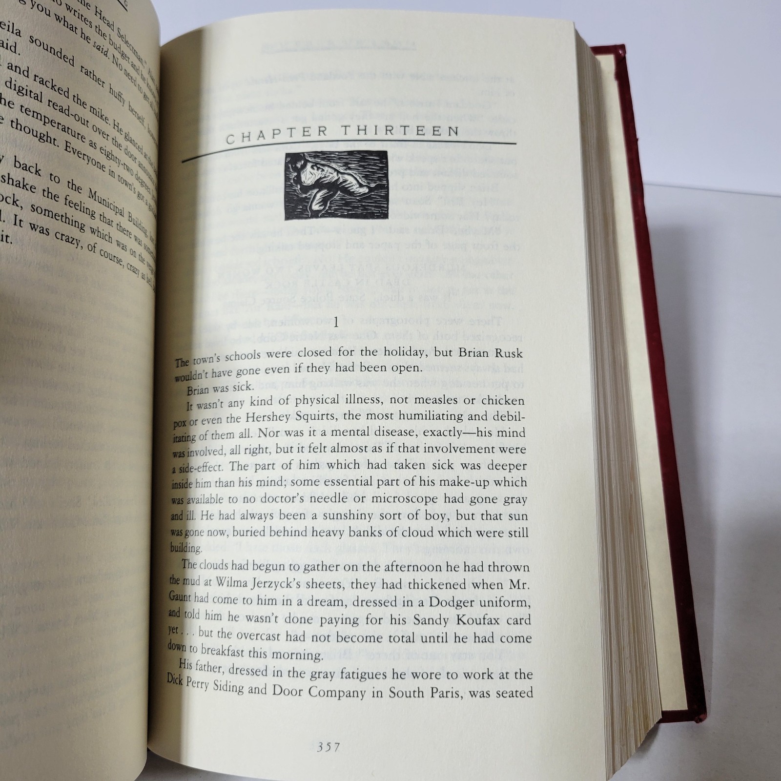 NEEDFUL THINGS Stephen King Library Edition 1991 Red Faux Leather Bound HC