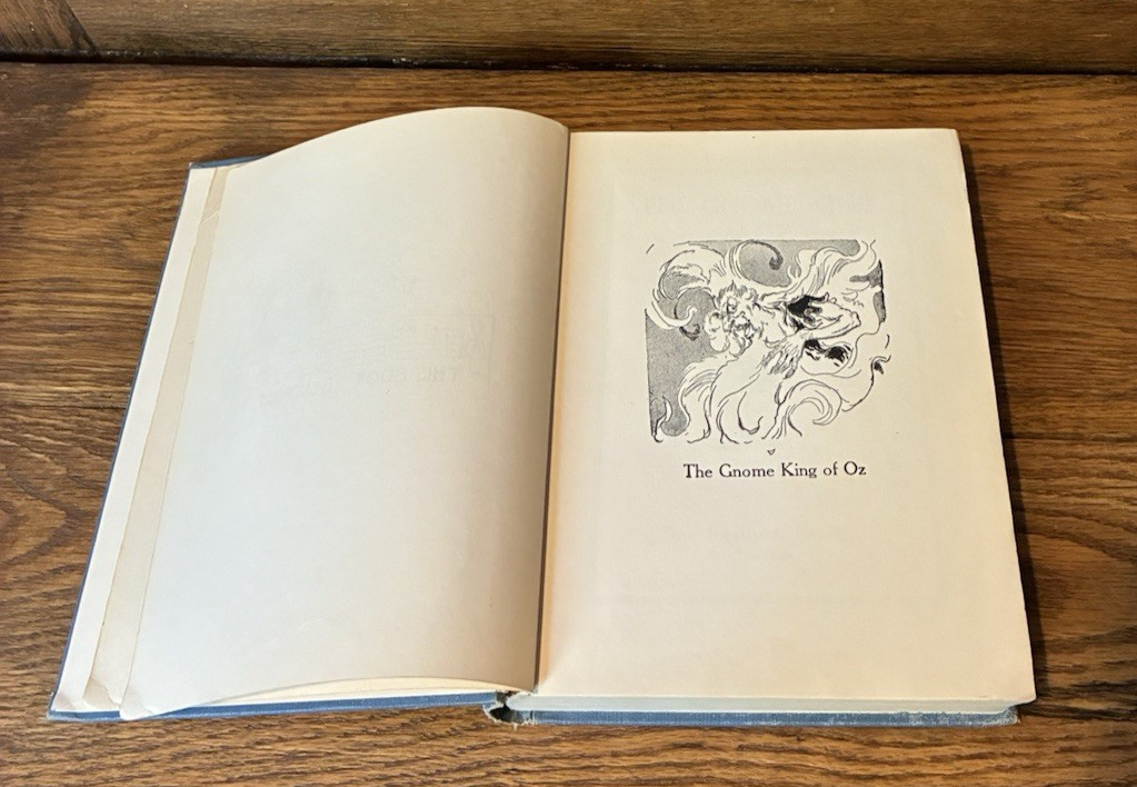 Vintage The Gnome King of Oz 1927 Edition Wizard of Oz Series Book HC