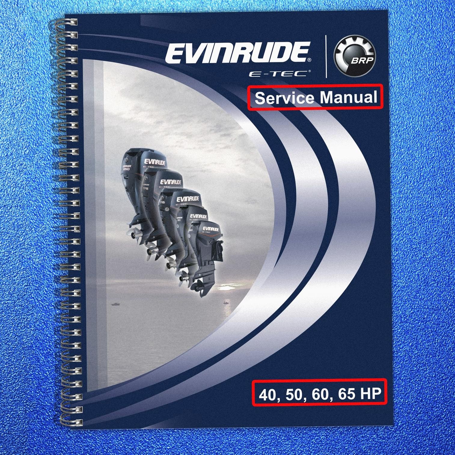 EVINRUDE 40 50 60 65 E-TEC Outboard Engine Service Manual , FOLDOUTS
