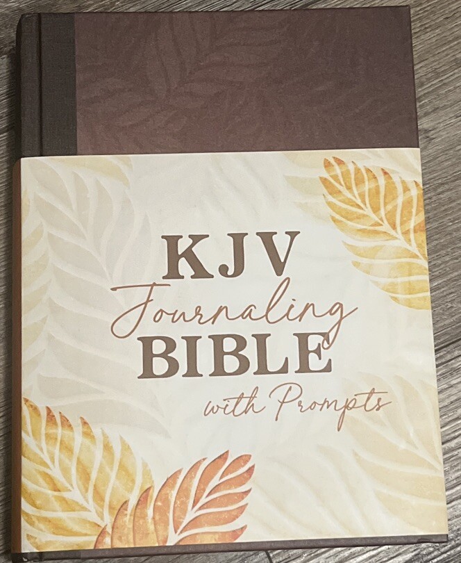 KJV Journaling Bible with Prompts [Copper Leaf] by Compiled by Barbour Staff