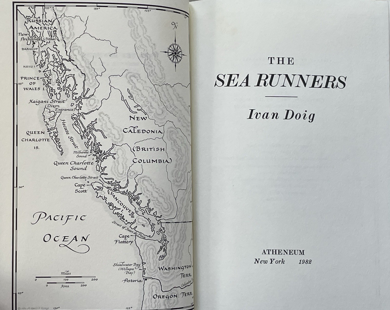 The Sea Runners / Ivan Doig / Atheneum HC / G