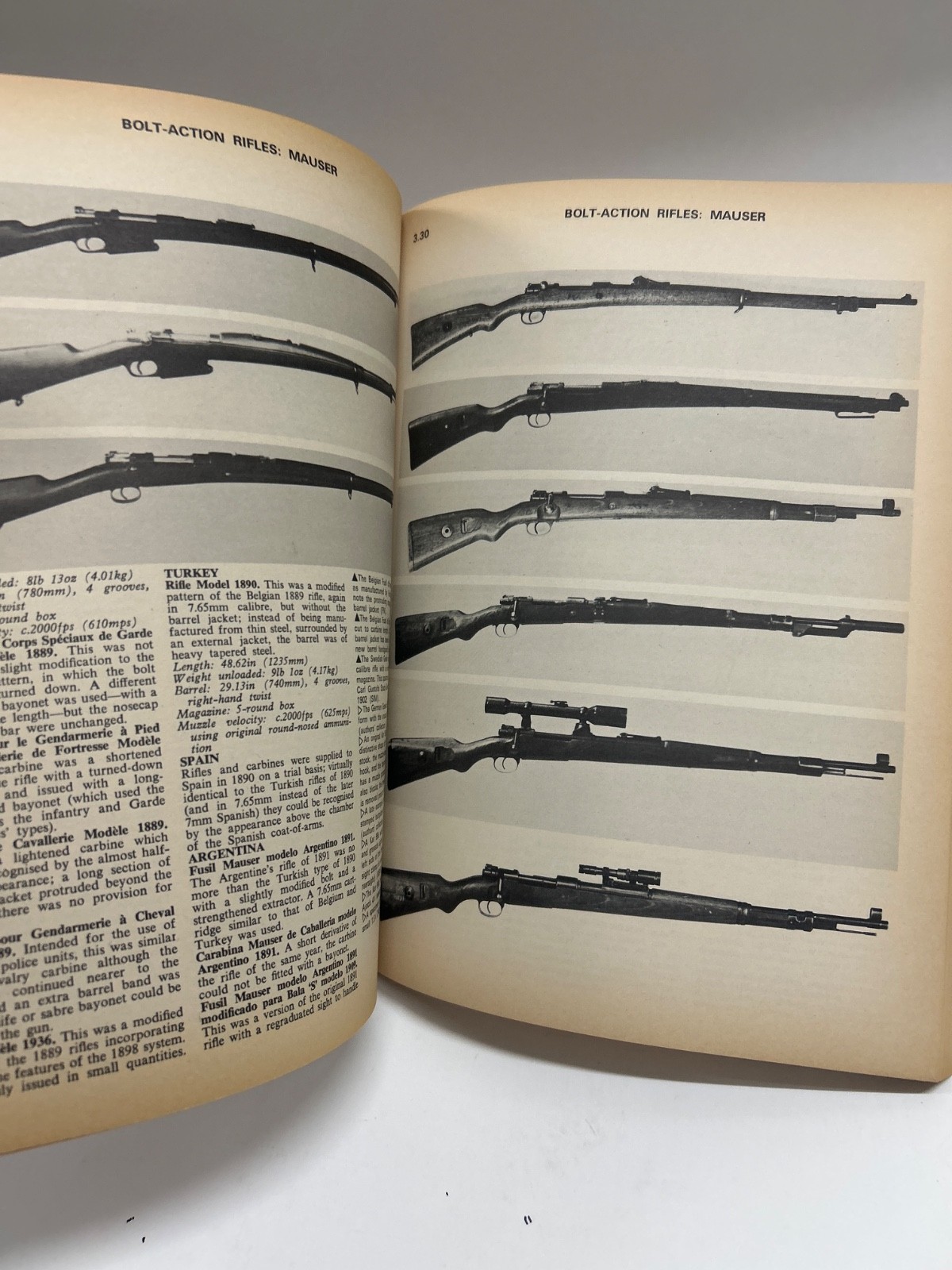 Vintage Firearms paperback book“Military Small Arms of 20th Century“ 1973