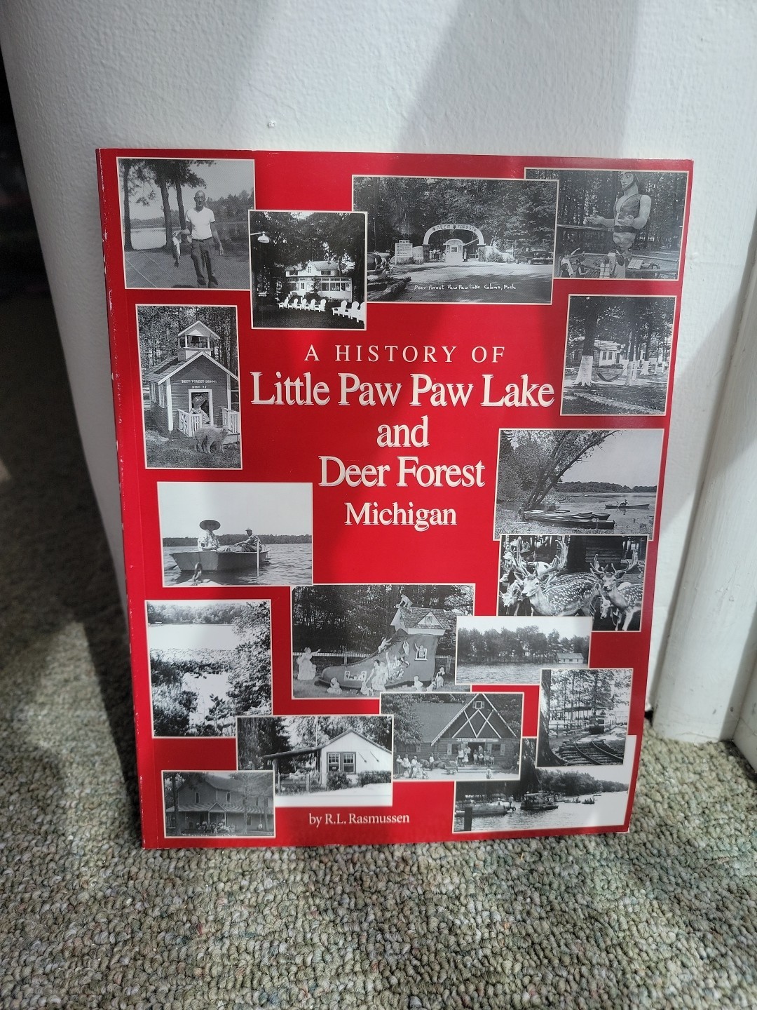 A History Of Little Paw Paw Lake And Deer Forest Michigan R.L. Rasmussen NEW SC