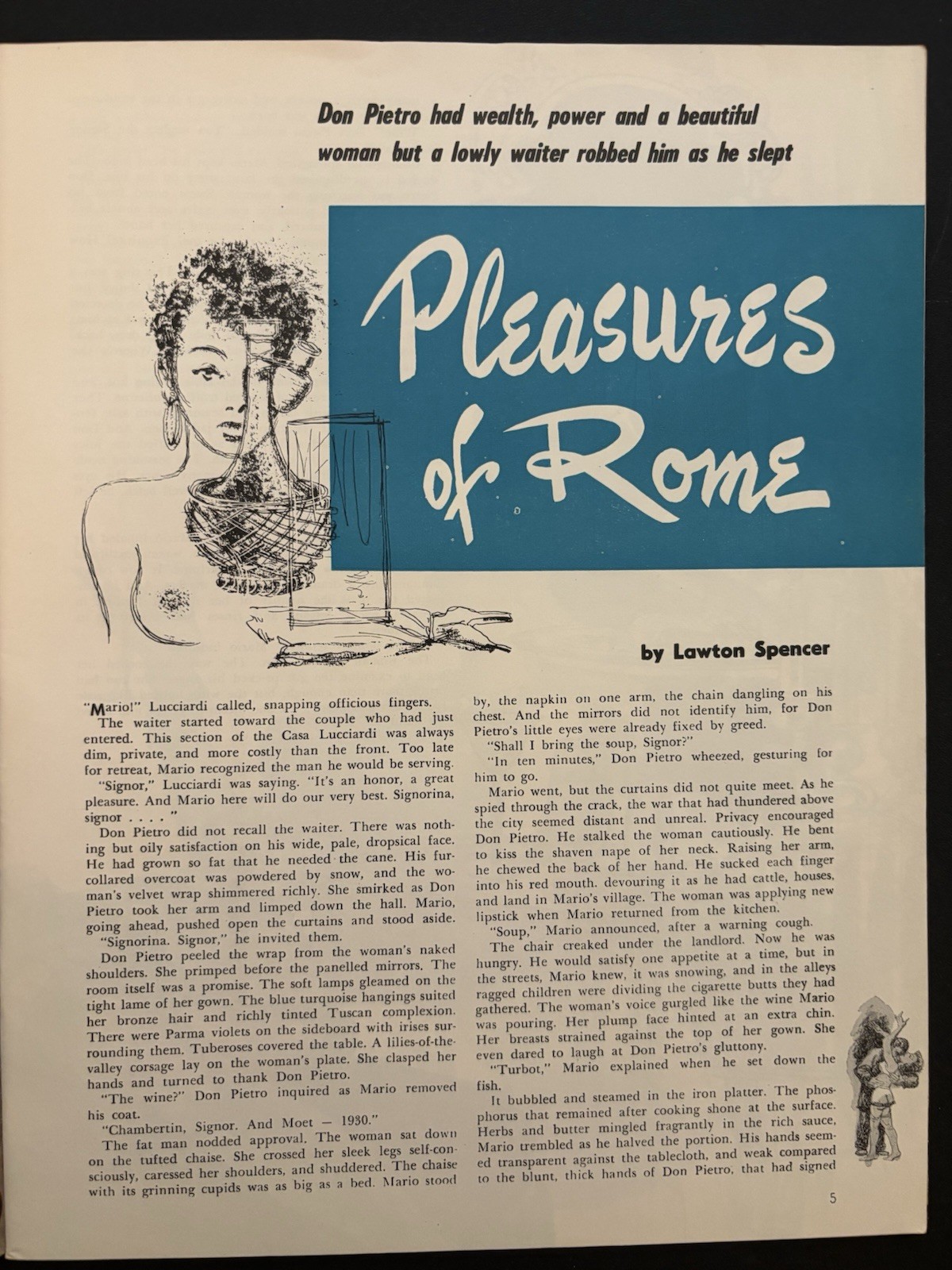 Caper Magazine January 1957 Vol 1 #4 Jayne Mansfield Betty Page Pinup Vintage