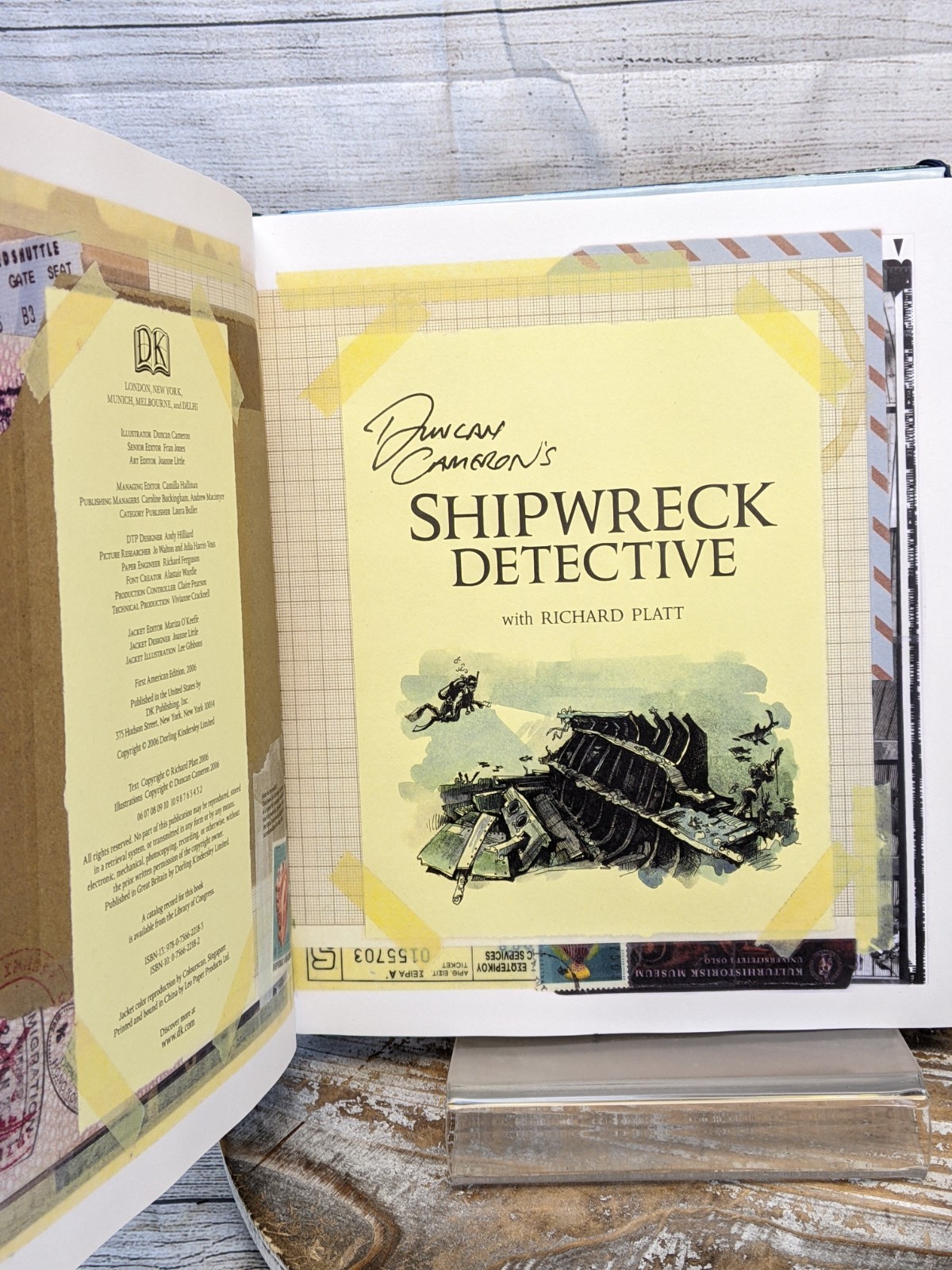 Duncan Cameron’s Shipwreck Detective With Compass & Dive Log HC