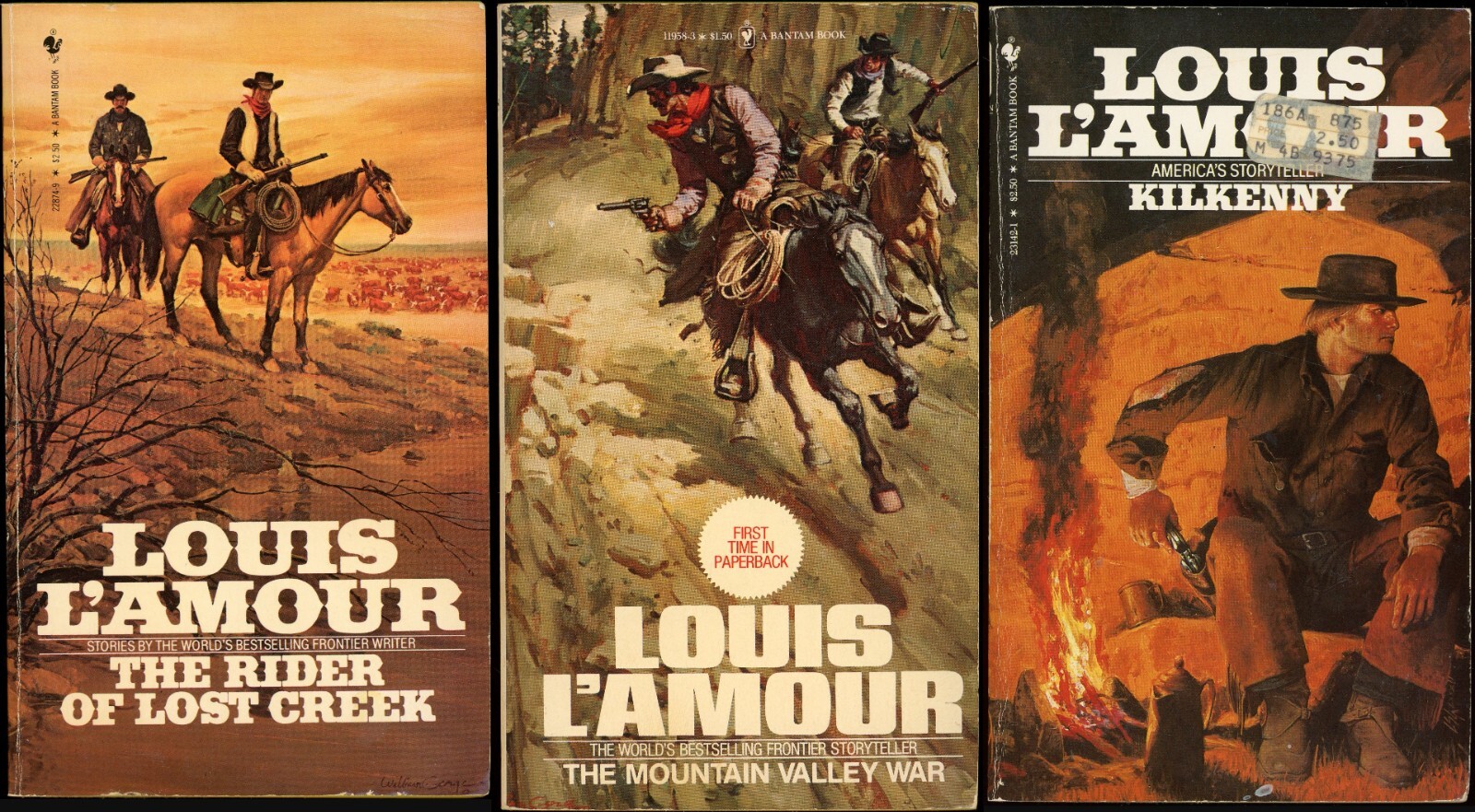 Kilkenny Western Adventure Classic Lot of 3 Paperback by Louis Lamour