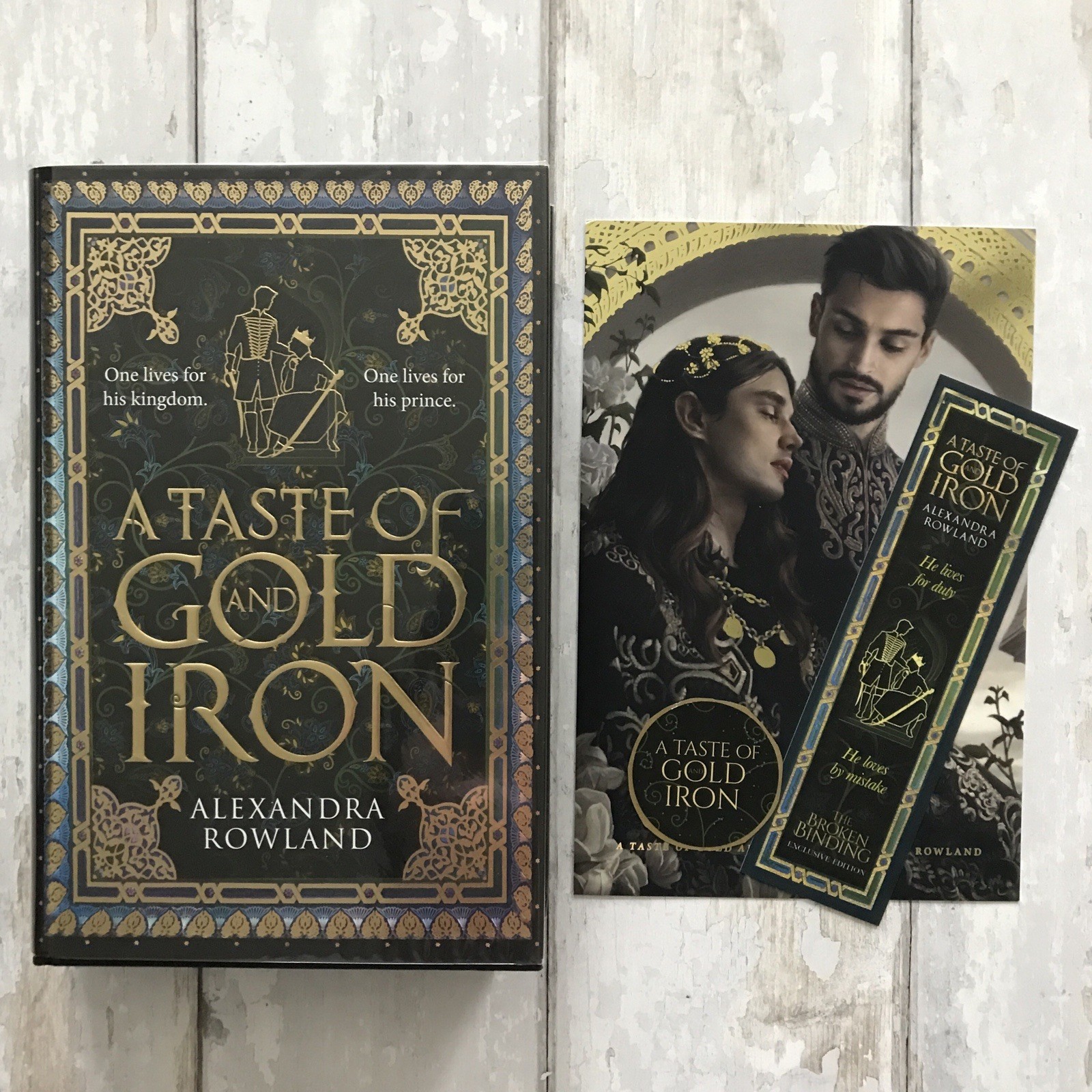 Broken Binding A Taste Of Gold And Iron Alexandra Rowland SIGNED