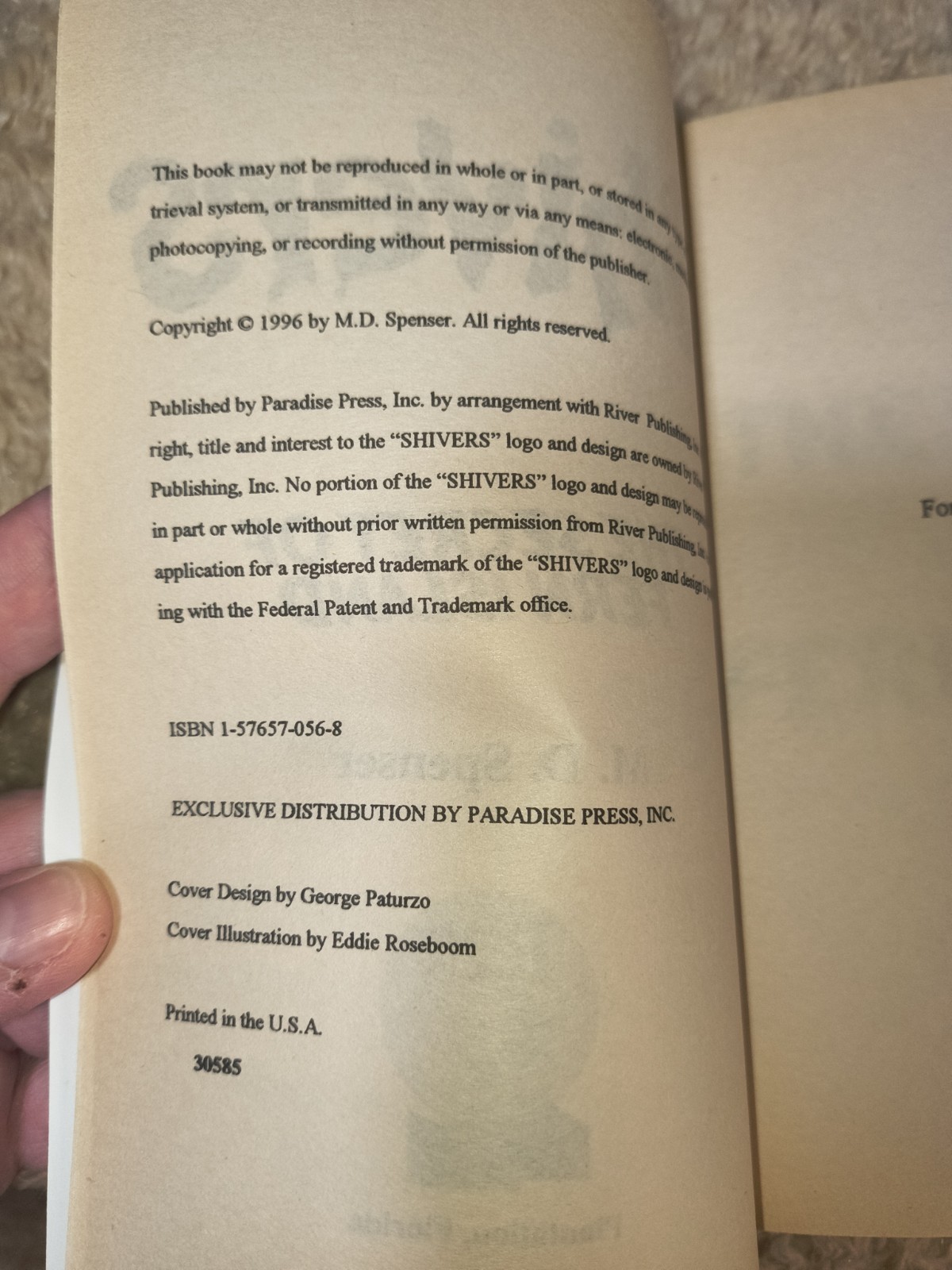 LN 1st EDITION Vintage/90s Lot of (9) Rare SHIVERS Paperback Books 1,3-6,8,10-12