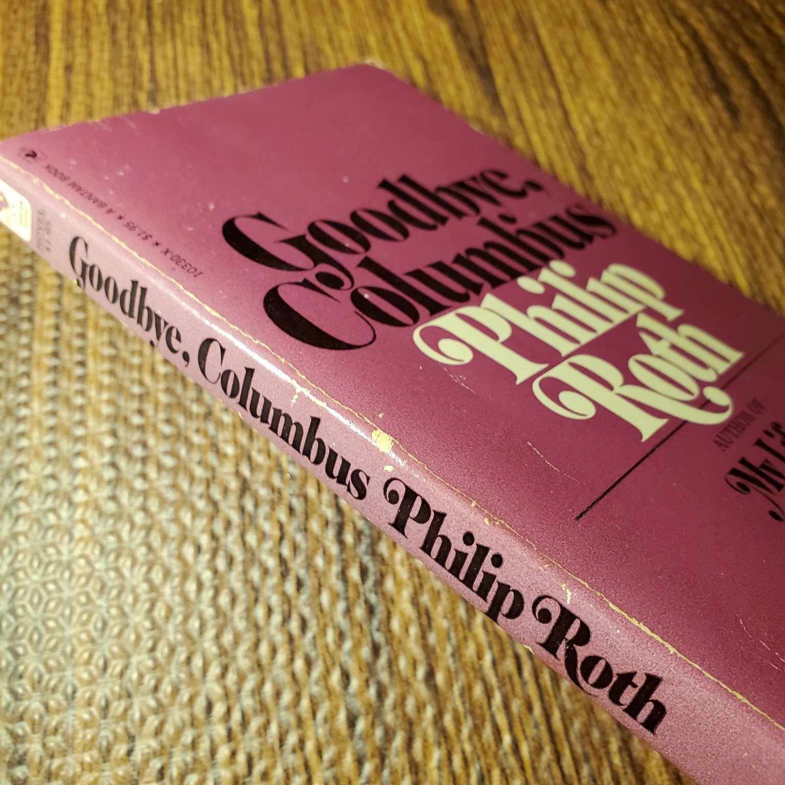 Goodbye, Columbus Philip Roth 1963 Bantam Edition Fiction Classic