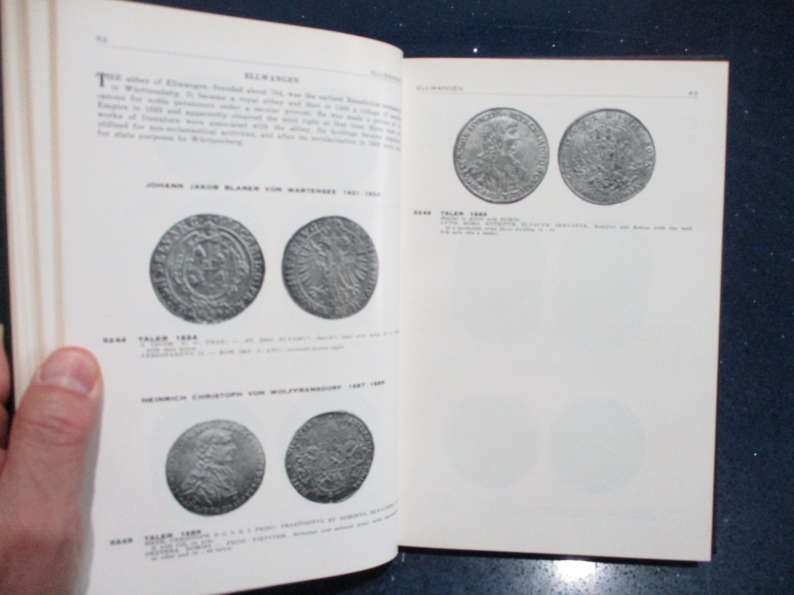 GERMAN CHURCH AND CITY TALERS 1600-1700 2E Book John S Davenport w/ORIG VALUES!