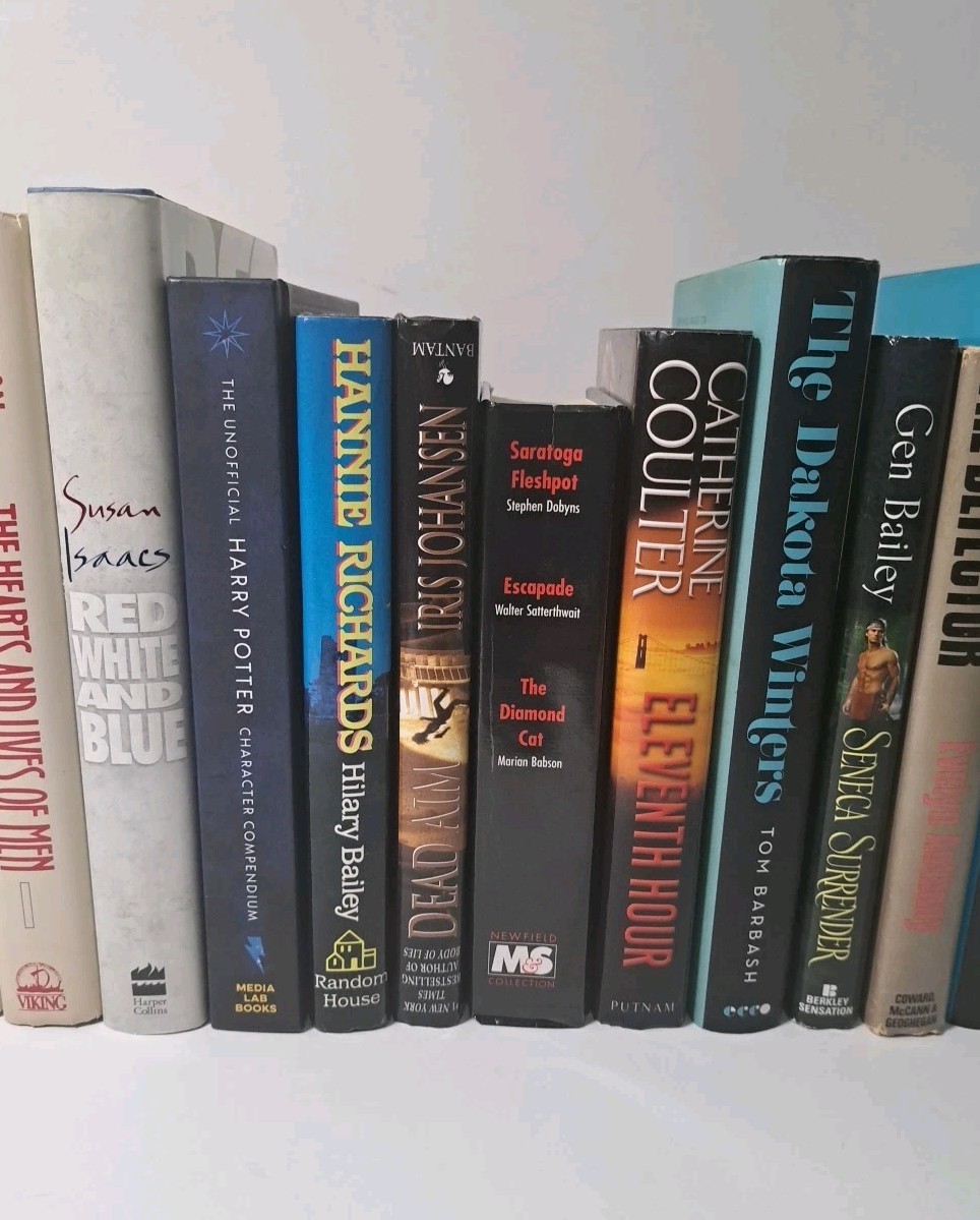 Lot of 15 Hardcover Books Miscellaneous Books Mystery, Romance, Adventure