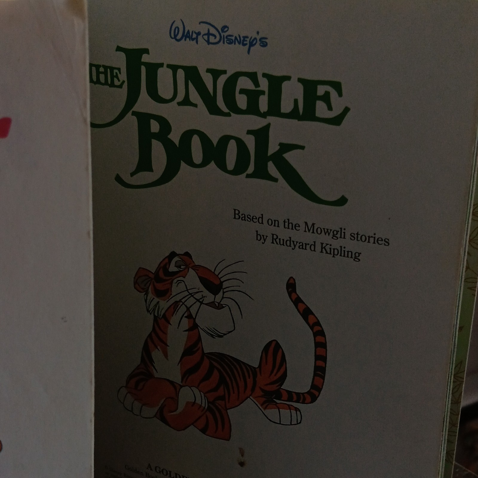 Golden Books Little Golden Books Lot 2 Hardcover Grover’s Alphabet/Jungle Book
