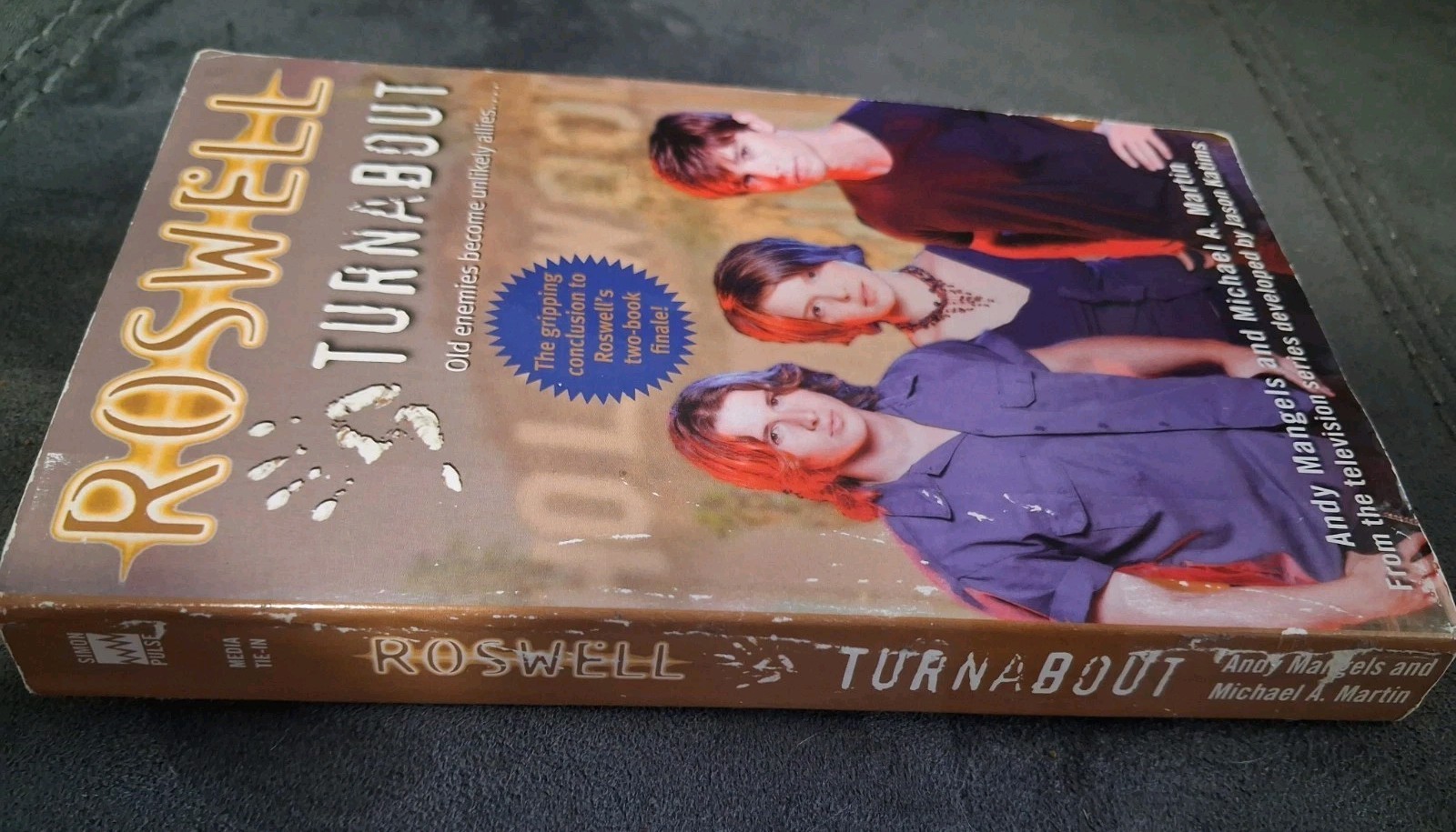 Roswell Turnabout ULTRA RARE 1st Print (See Pics & Description) Andy Mangels